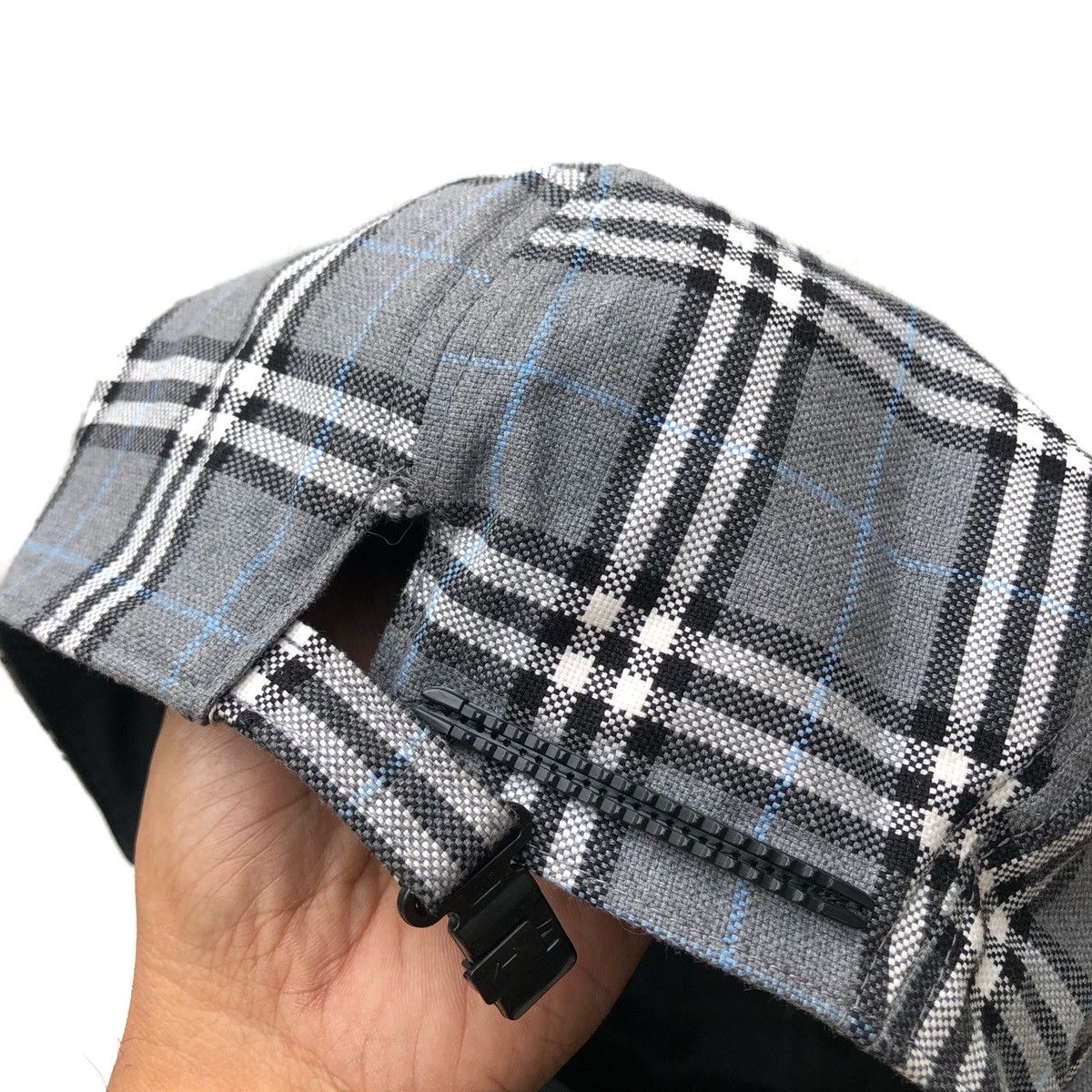 Burberry Burberry Black Label Novacheck Newsboy Grey Cap Size ONE SIZE - 12 Thumbnail