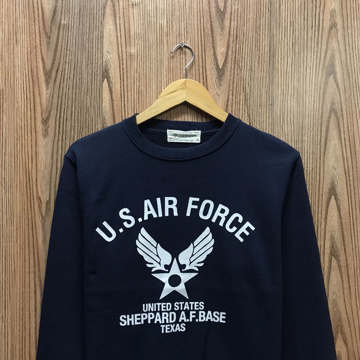 Japanese Brand Vintage US Air Force Sweatshirt US Sheppard A.F.Base Texas Size US S / EU 44-46 / 1 - 3 Thumbnail