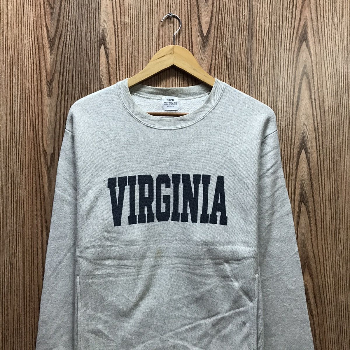 Japanese Brand × Vintage Vintage Virginia Sweatshirt Big Logo Virginia Size US S / EU 44-46 / 1 - 2 Thumbnail