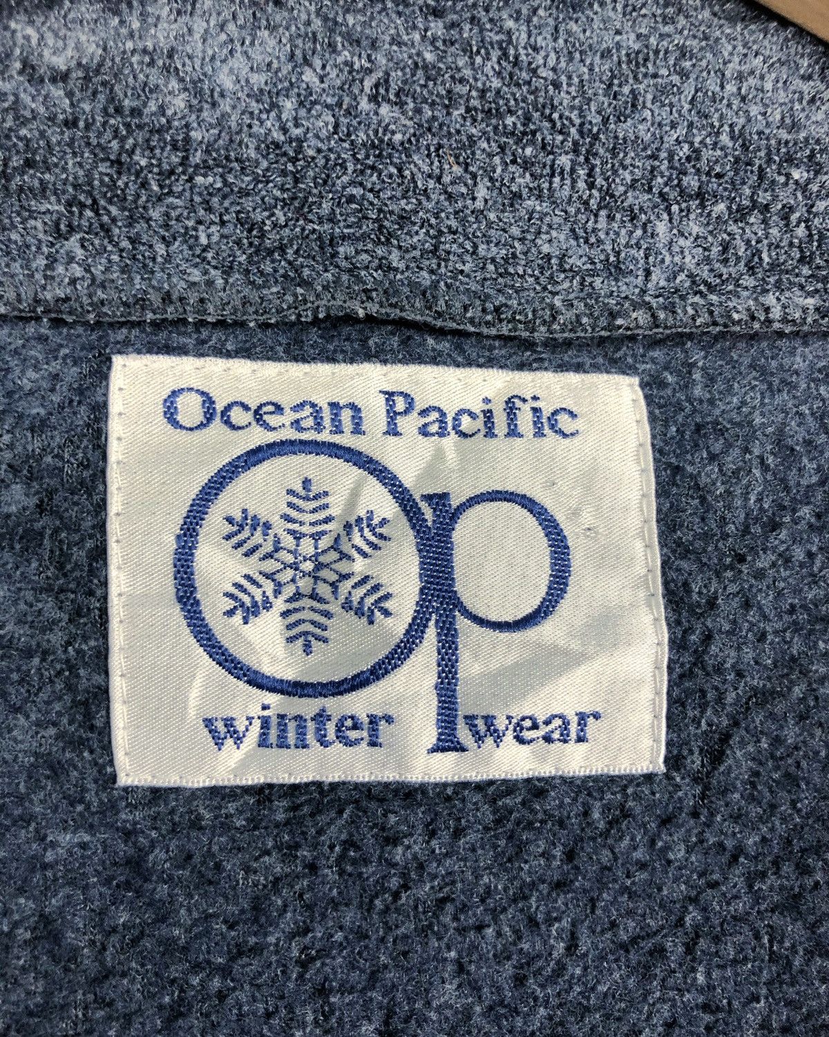 Ocean Pacific × Vintage Vintage Ocean Pacific Winter Wear Big Logo Fleece Sweatshirt Size US XL / EU 56 / 4 - 11 Thumbnail