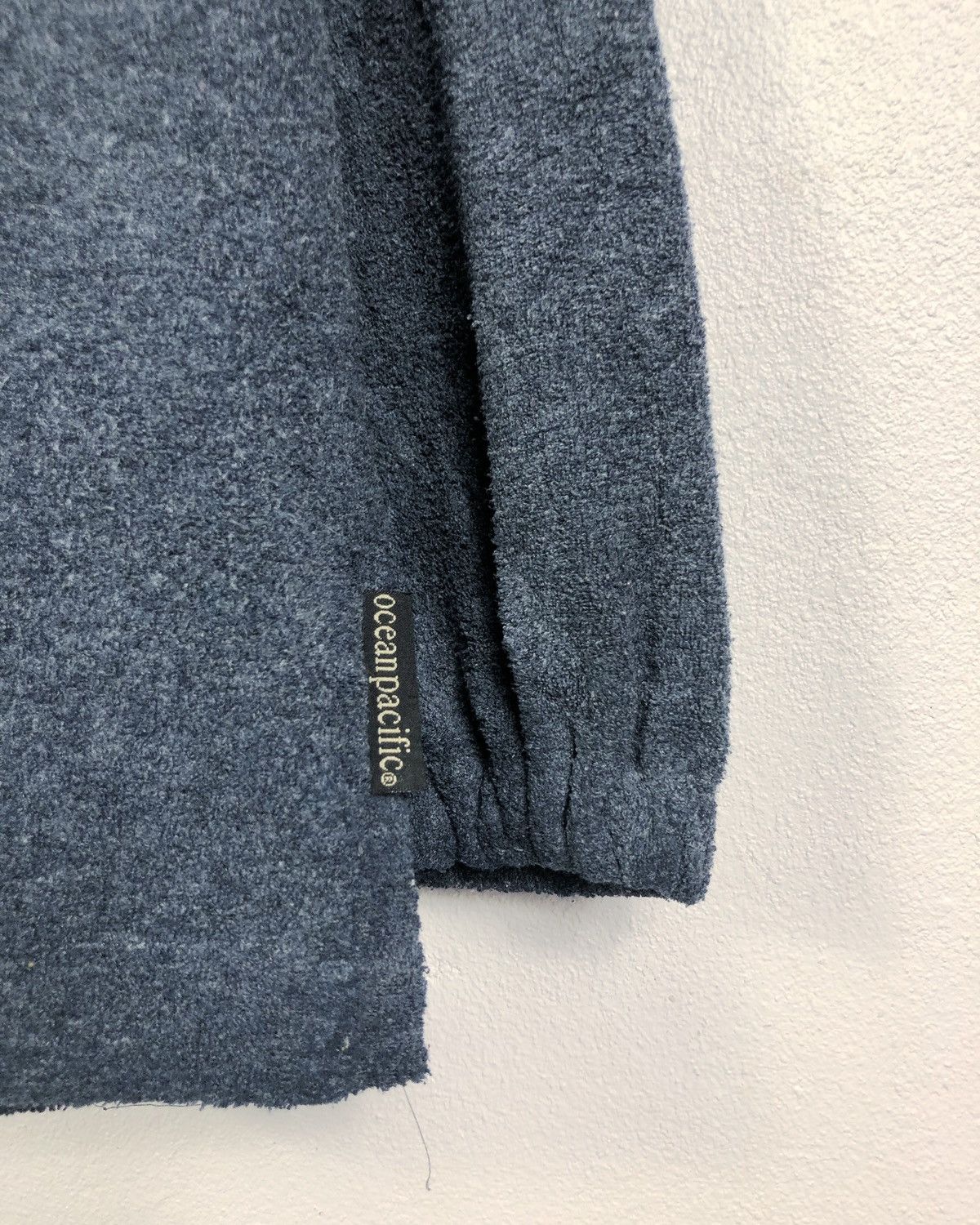 Ocean Pacific × Vintage Vintage Ocean Pacific Winter Wear Big Logo Fleece Sweatshirt Size US XL / EU 56 / 4 - 10 Thumbnail
