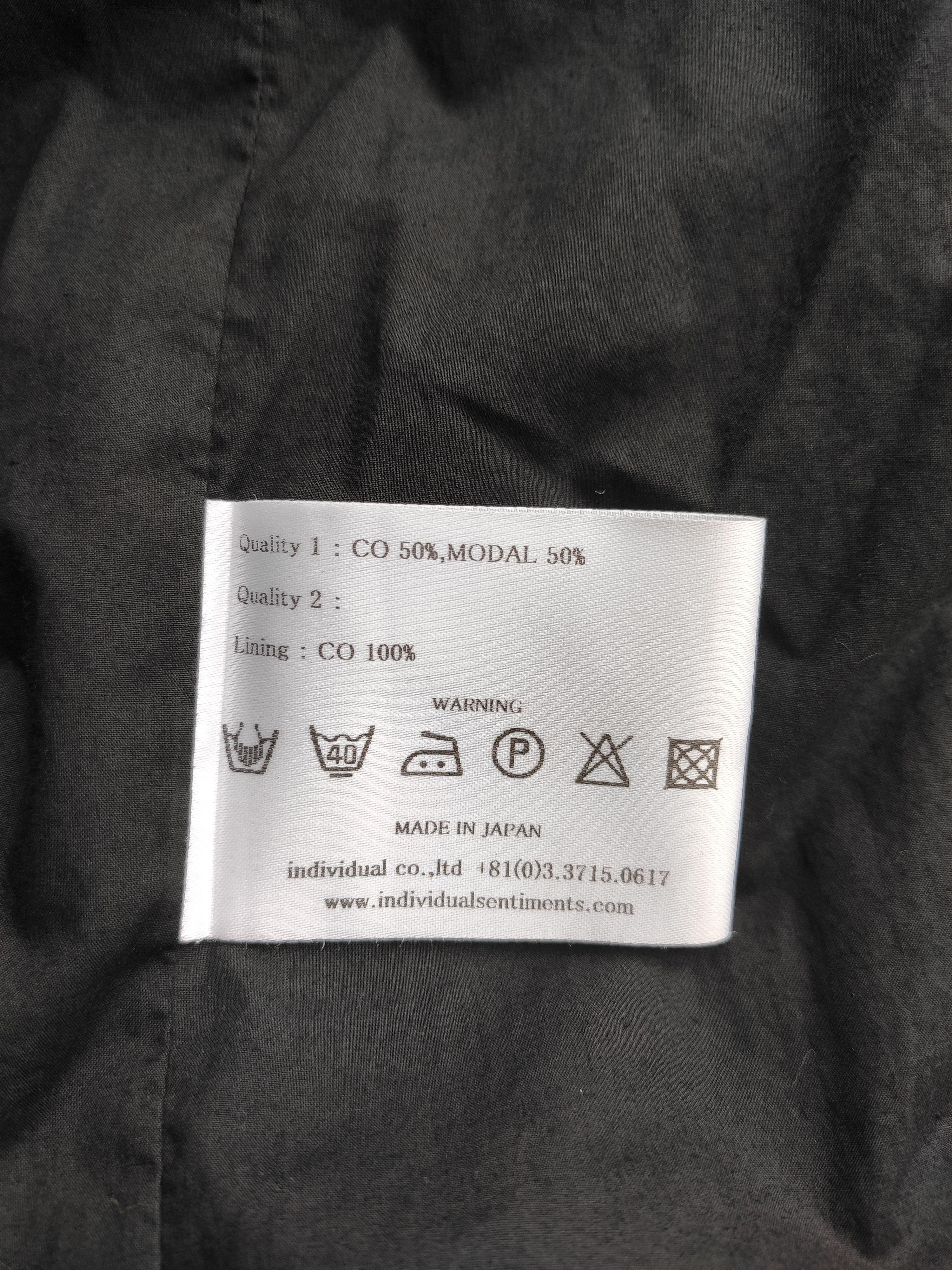 Individual Sentiments 15SS double layer hoodie.Like Devoa or Julius Size US L / EU 52-54 / 3 - 6 Thumbnail