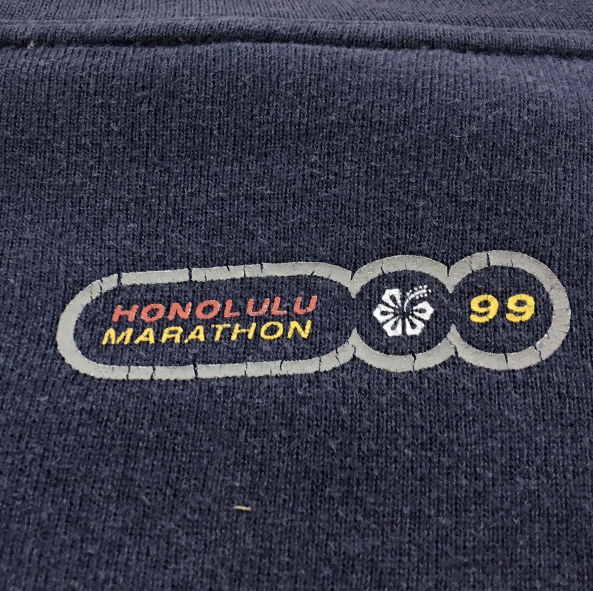 Nike Vintage 90s Nike Honolulu Marathon 99 Crewneck Sweatshirt Size US M / EU 48-50 / 2 - 8 Thumbnail