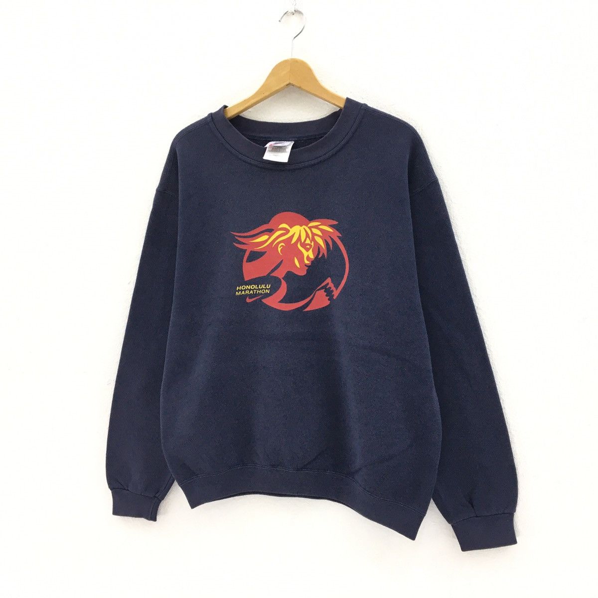 Nike Vintage 90s Nike Honolulu Marathon 99 Crewneck Sweatshirt Size US M / EU 48-50 / 2 - 4 Thumbnail