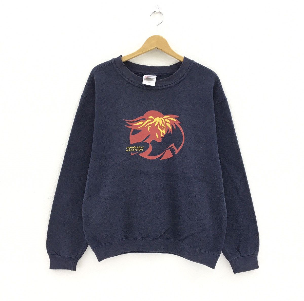 Nike Vintage 90s Nike Honolulu Marathon 99 Crewneck Sweatshirt Size US M / EU 48-50 / 2 - 1 Thumbnail