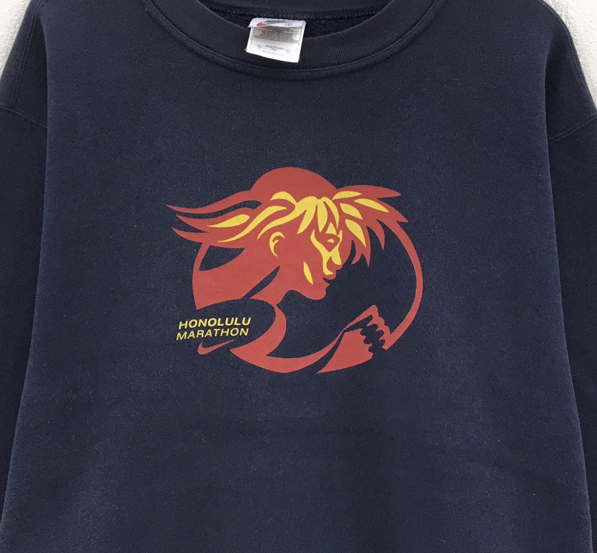 Nike Vintage 90s Nike Honolulu Marathon 99 Crewneck Sweatshirt Size US M / EU 48-50 / 2 - 6 Thumbnail