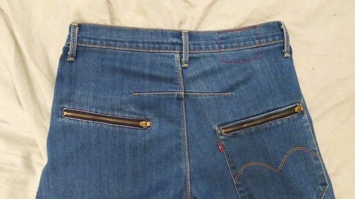 Levi's LEVI'S RED DEBUT 3D COLLECTION 2000 5 ZIPPERS SKINNY JEANS Size US 30 / EU 46 - 4 Thumbnail