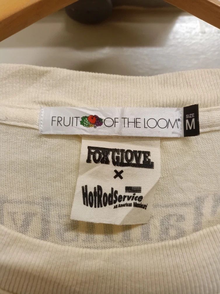 Fruit Of The Loom vintage t shirt fox glove x hotrods service Size US M / EU 48-50 / 2 - 6 Thumbnail
