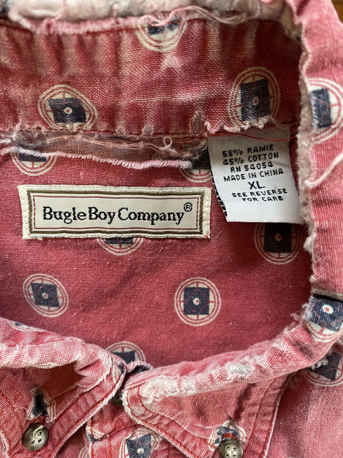 Bugle Boy Vintage 90’s Bugle Boy Distressed Faded Button Up Size US XL / EU 56 / 4 - 9 Thumbnail