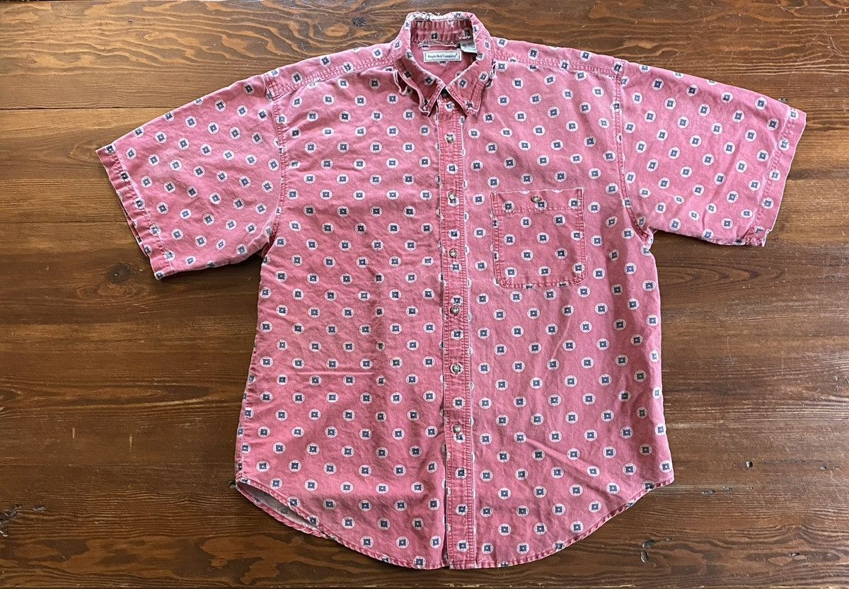 Bugle Boy Vintage 90’s Bugle Boy Distressed Faded Button Up Size US XL / EU 56 / 4 - 2 Thumbnail