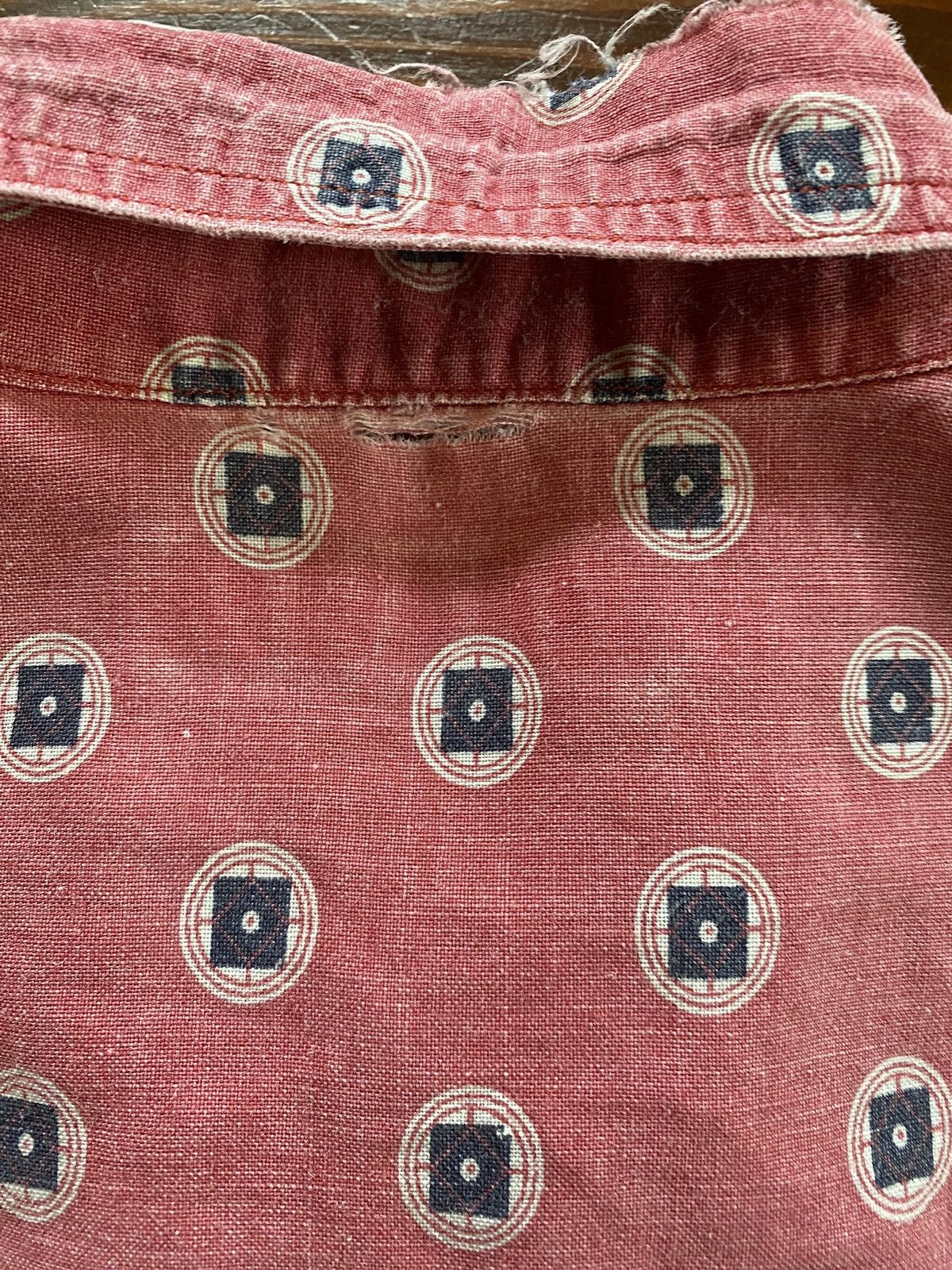 Bugle Boy Vintage 90’s Bugle Boy Distressed Faded Button Up Size US XL / EU 56 / 4 - 16 Thumbnail