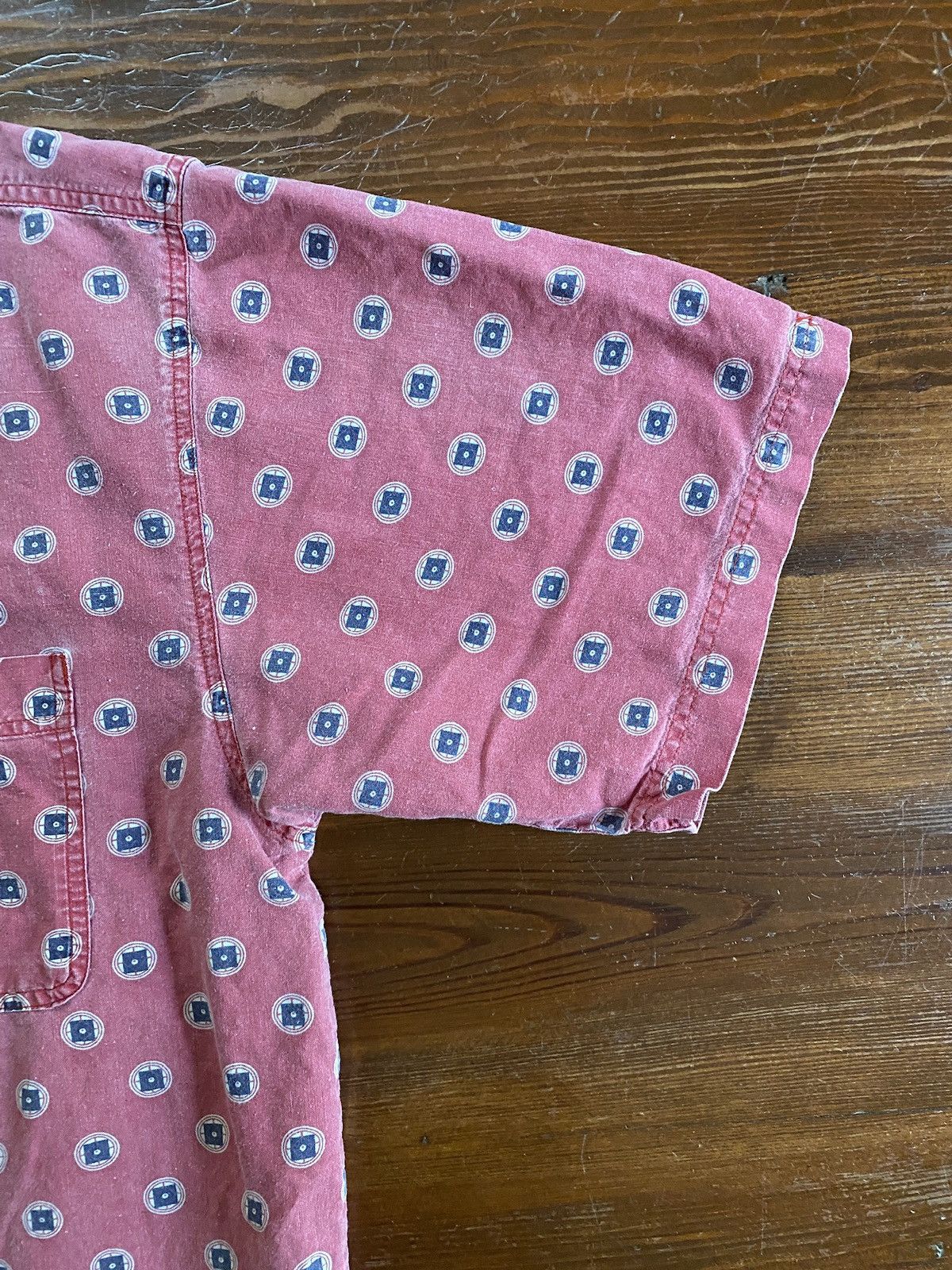 Bugle Boy Vintage 90’s Bugle Boy Distressed Faded Button Up Size US XL / EU 56 / 4 - 3 Thumbnail