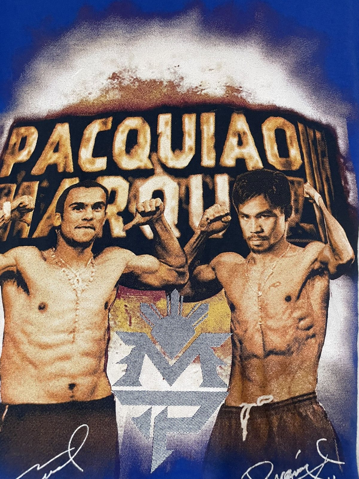 Vintage VTG Official Boxing Manny Pacquiao Pac Man Vs Marquez Tee Size US L / EU 52-54 / 3 - 6 Thumbnail