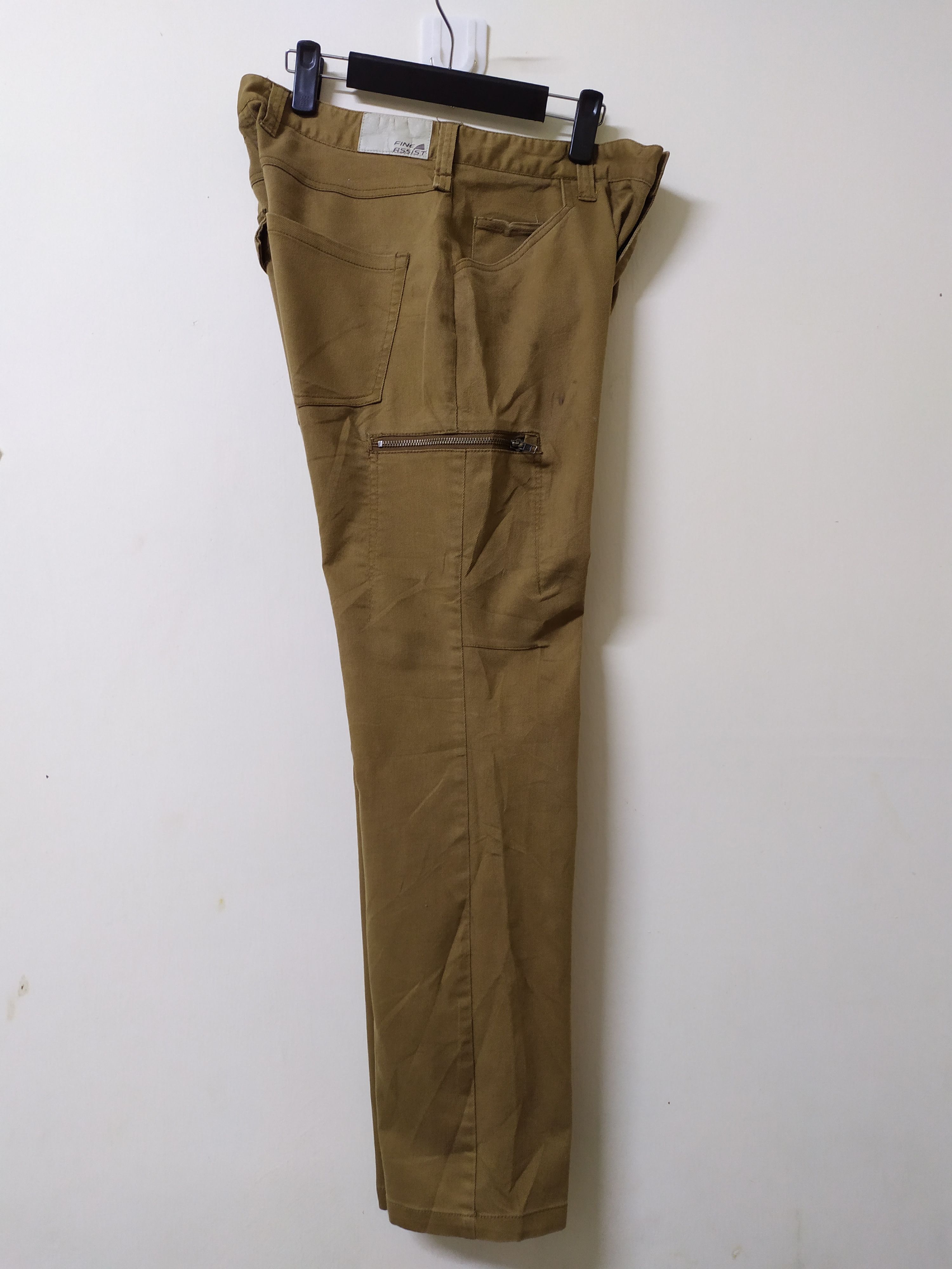 Japanese Brand JAPAN FINE ASSIST BROWN CARGO PANTS Size US 34 / EU 50 - 3 Thumbnail