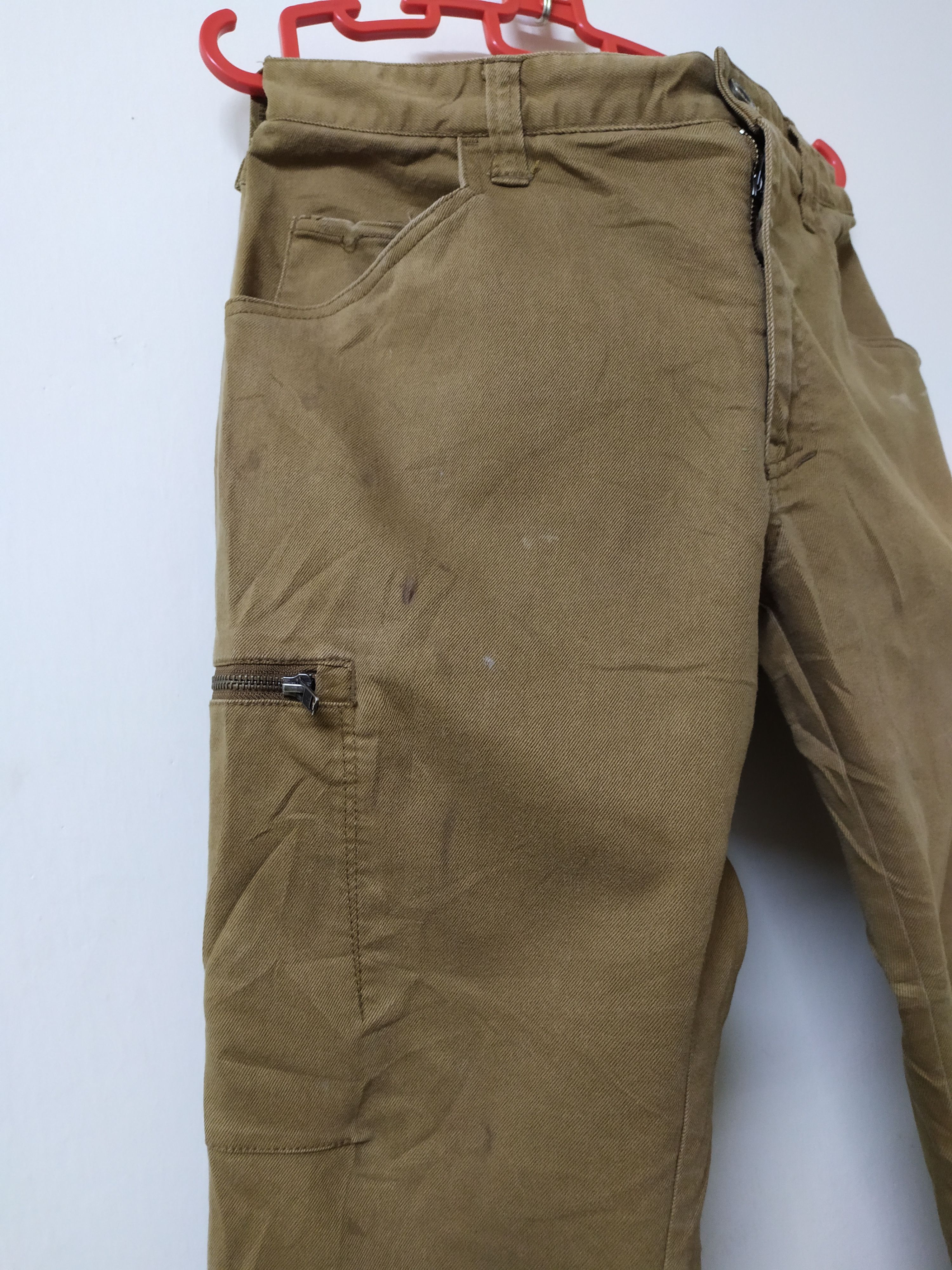 Japanese Brand JAPAN FINE ASSIST BROWN CARGO PANTS Size US 34 / EU 50 - 4 Thumbnail