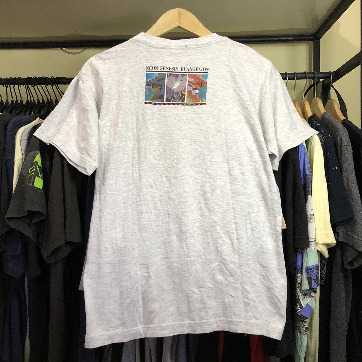Anime × Cartoon Network Vintage 90s Neon Genesis Evangelion By Sega Size US L / EU 52-54 / 3 - 1 Thumbnail