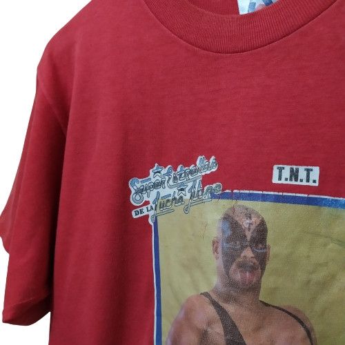 Vintage × WWE × WWF Vintage RARE 90/80s WWE/WWF TNT Super Estrelas Lucha Libre Size US L / EU 52-54 / 3 - 3 Thumbnail