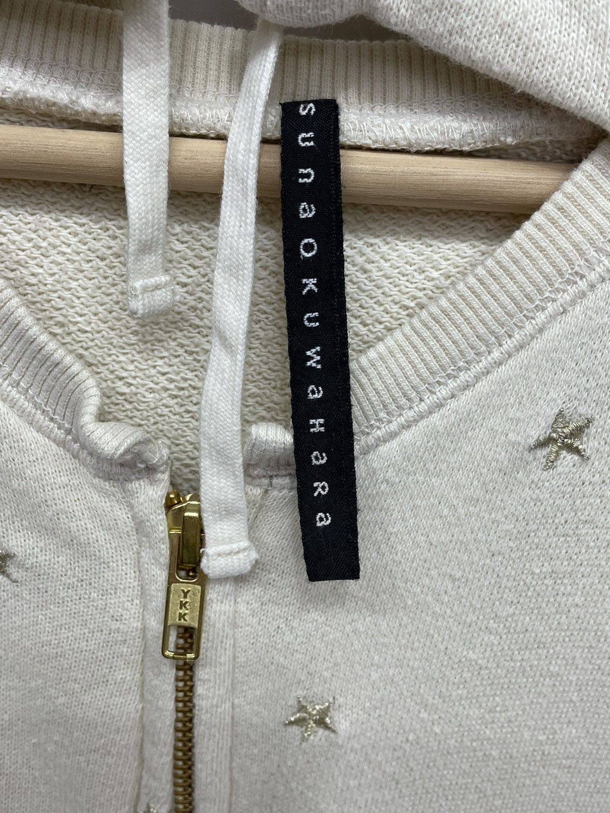 Issey Miyake SUNAO KUWAHARA IS All Over Star Embroidered Cotton Hoodie Size US M / EU 48-50 / 2 - 5 Thumbnail