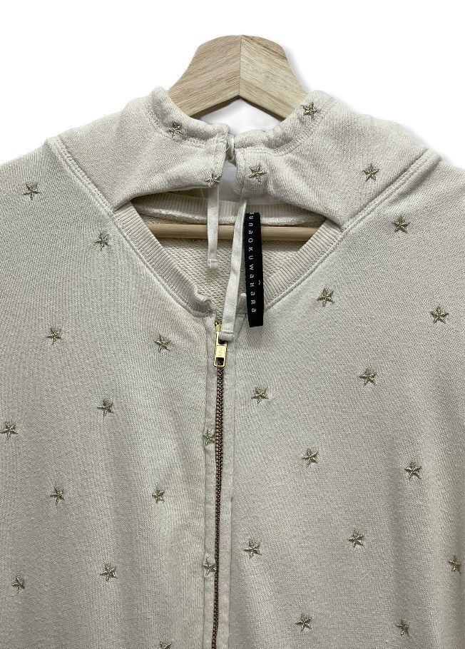 Issey Miyake SUNAO KUWAHARA IS All Over Star Embroidered Cotton Hoodie Size US M / EU 48-50 / 2 - 2 Thumbnail