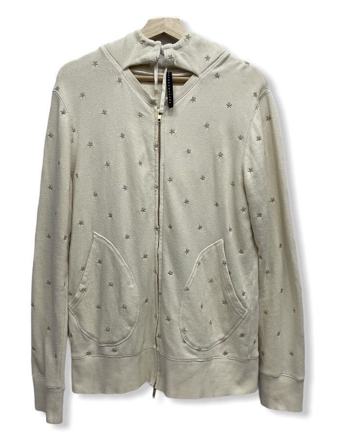 Issey Miyake SUNAO KUWAHARA IS All Over Star Embroidered Cotton Hoodie Size US M / EU 48-50 / 2 - 1 Thumbnail