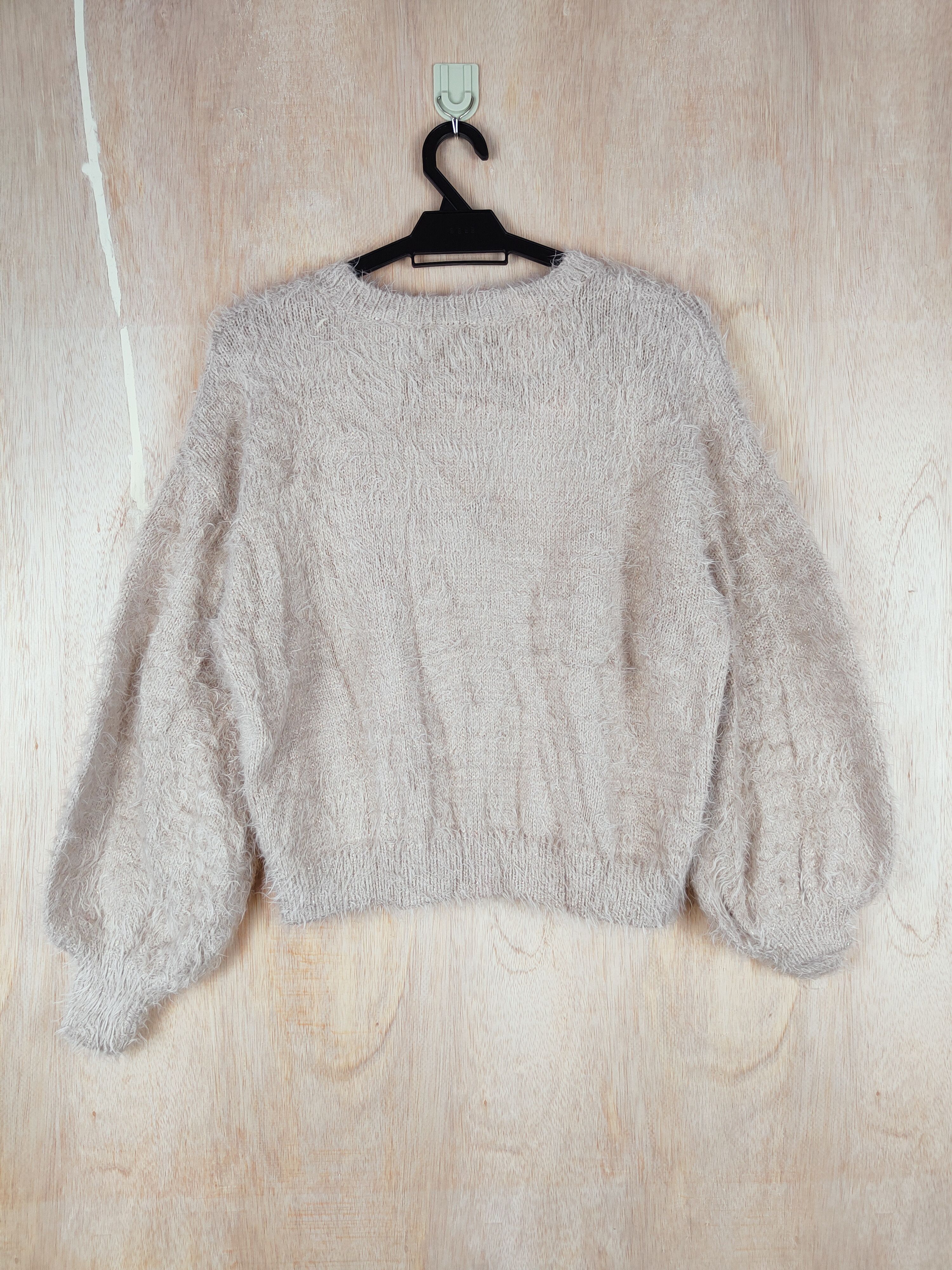 Vintage GU Peach Shag Shaggy Fur Mohair Knitwear #S248 Size US M / EU 48-50 / 2 - 5 Thumbnail