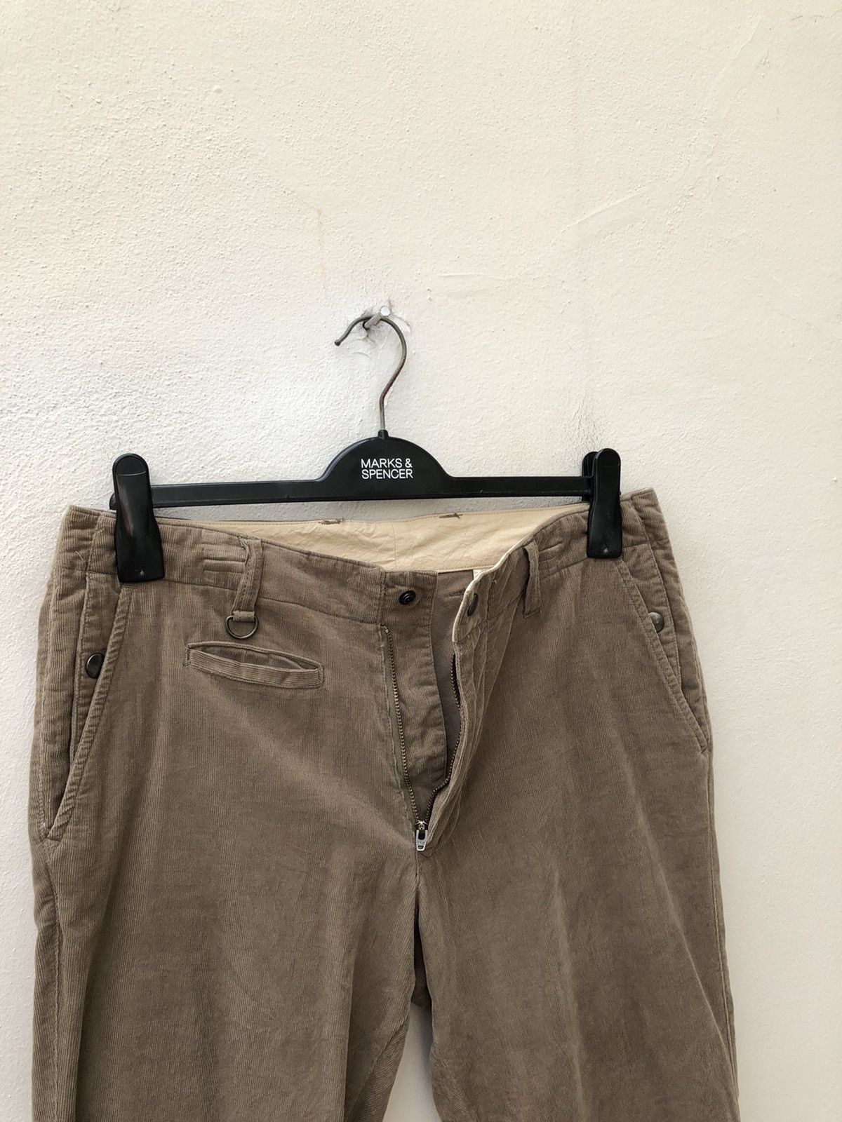 Vintage Yuichi Shimoma Bibury Court Japan Corduroy Trouser Pant Size US 31 - 4 Thumbnail