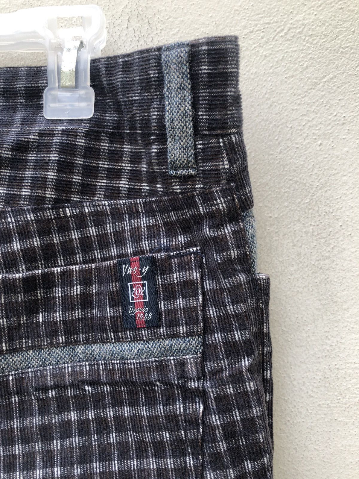 Vintage ZOY Japan Checkered Corduroy Pant Size US 32 / EU 48 - 21 Thumbnail
