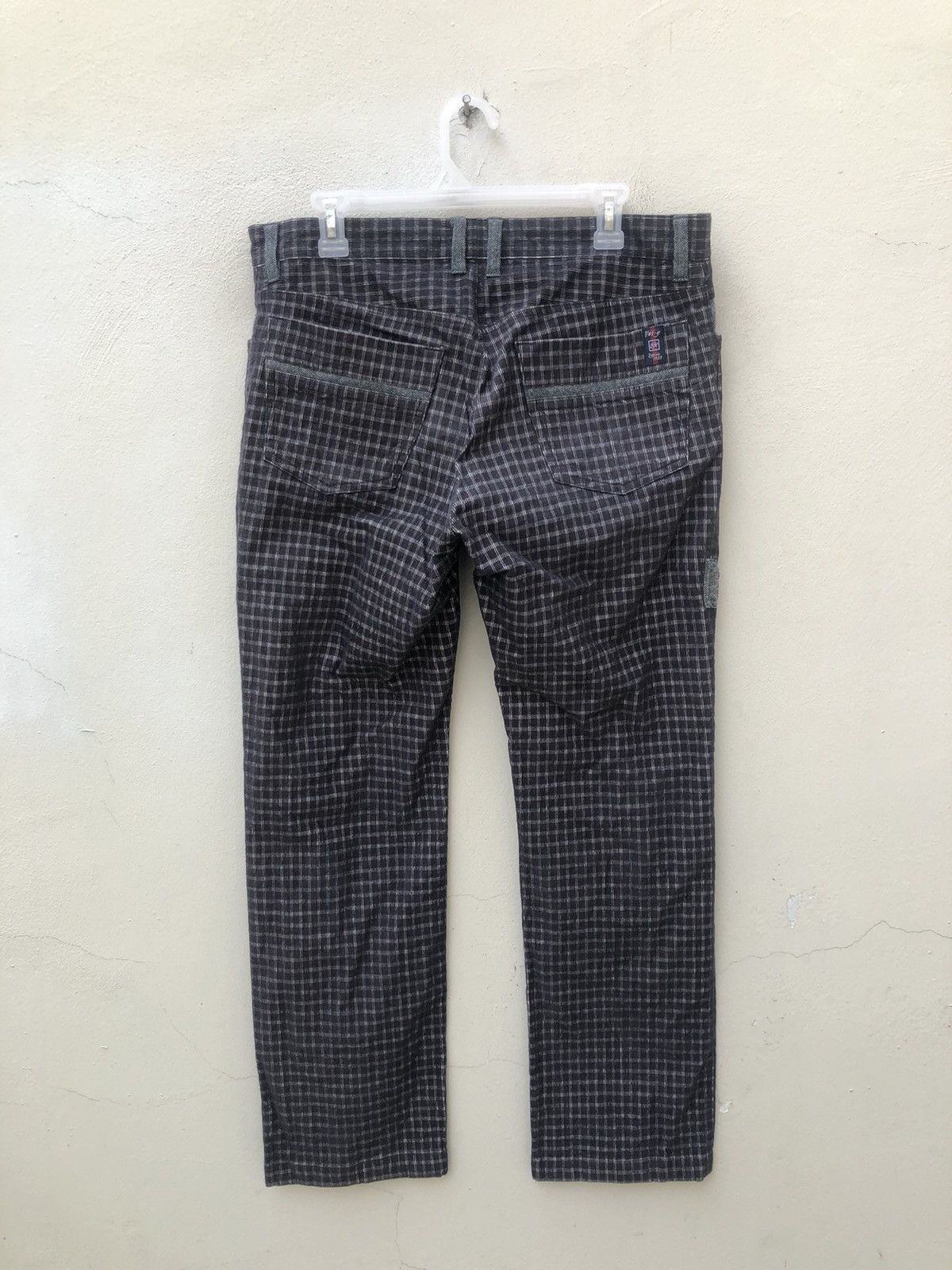 Vintage ZOY Japan Checkered Corduroy Pant Size US 32 / EU 48 - 16 Thumbnail