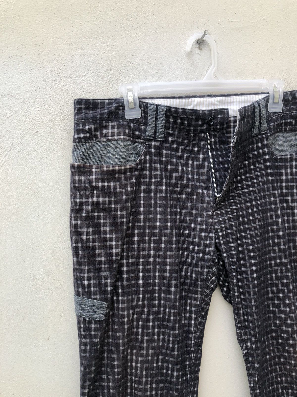 Vintage ZOY Japan Checkered Corduroy Pant Size US 32 / EU 48 - 9 Thumbnail