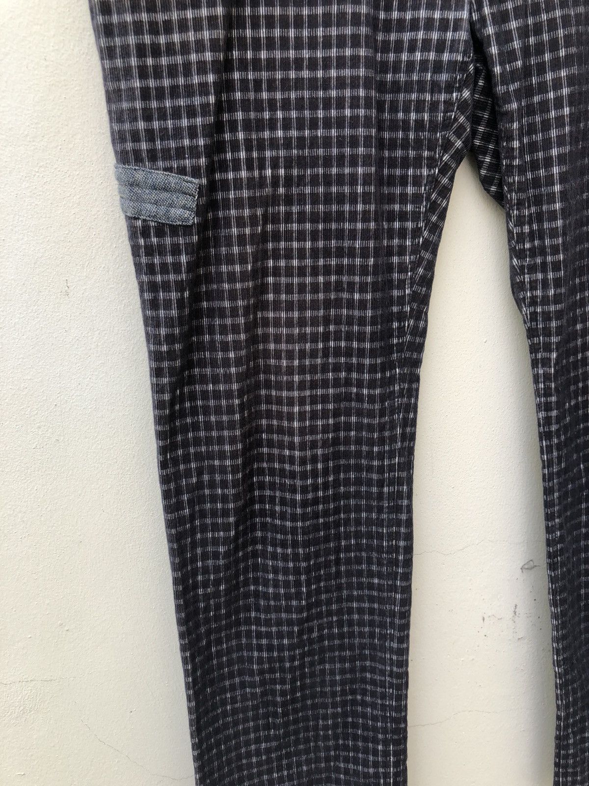 Vintage ZOY Japan Checkered Corduroy Pant Size US 32 / EU 48 - 11 Thumbnail