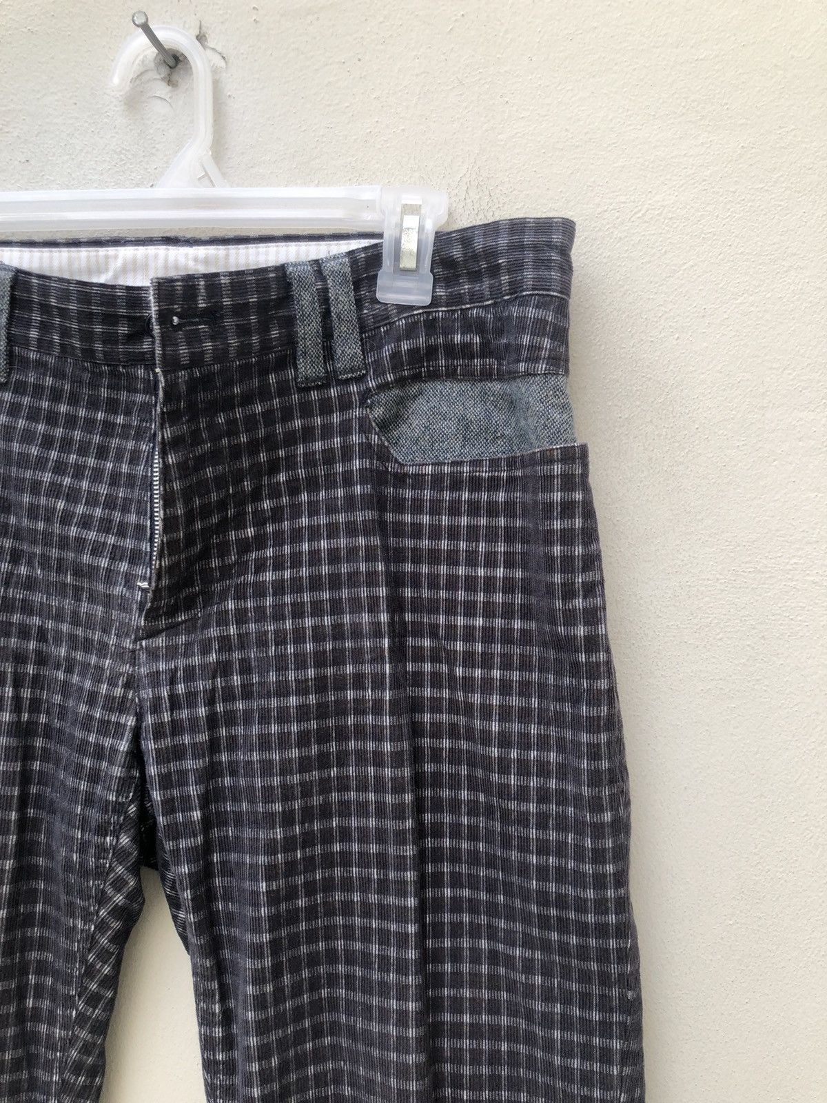 Vintage ZOY Japan Checkered Corduroy Pant Size US 32 / EU 48 - 13 Thumbnail