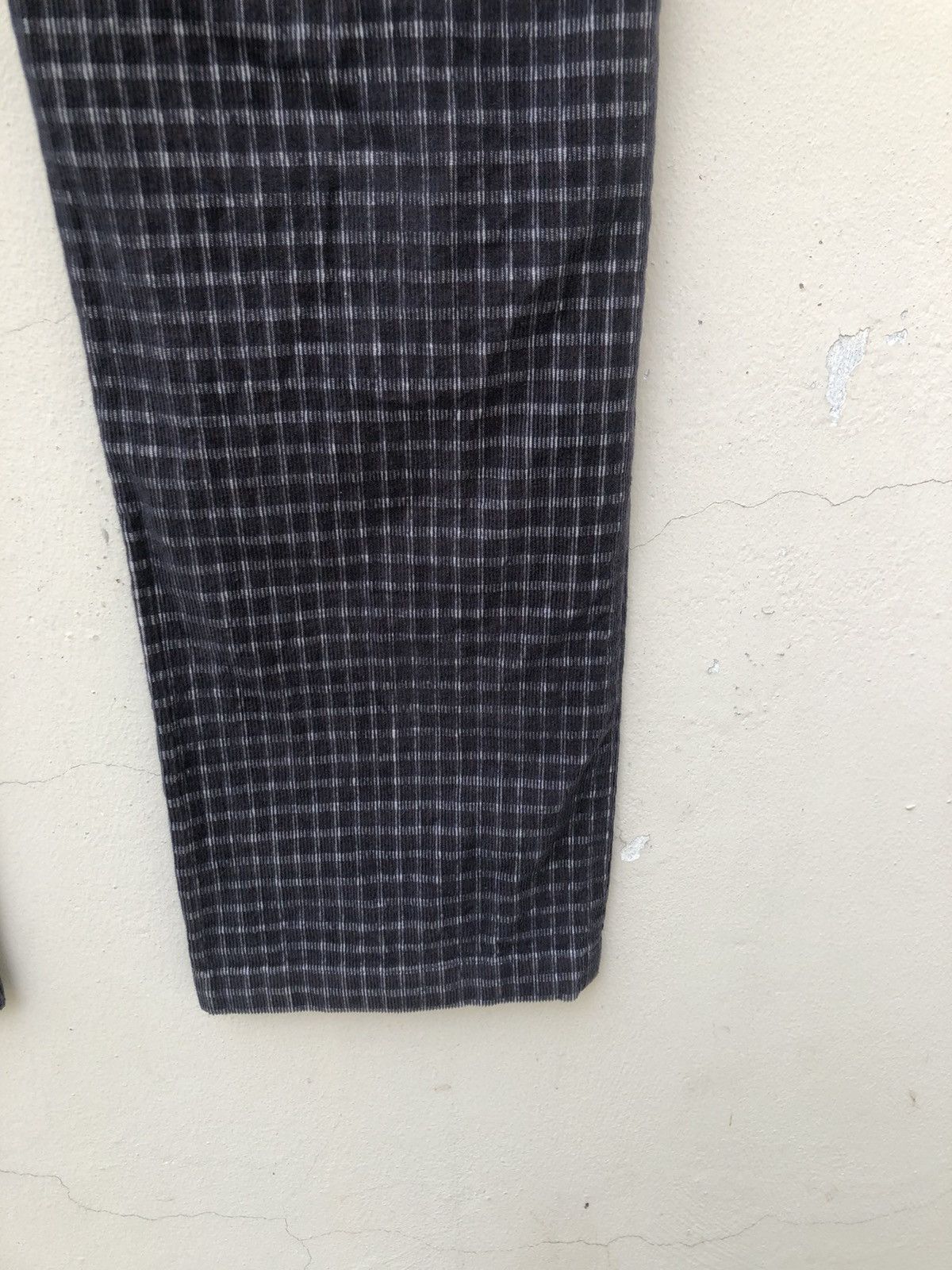 Vintage ZOY Japan Checkered Corduroy Pant Size US 32 / EU 48 - 23 Thumbnail