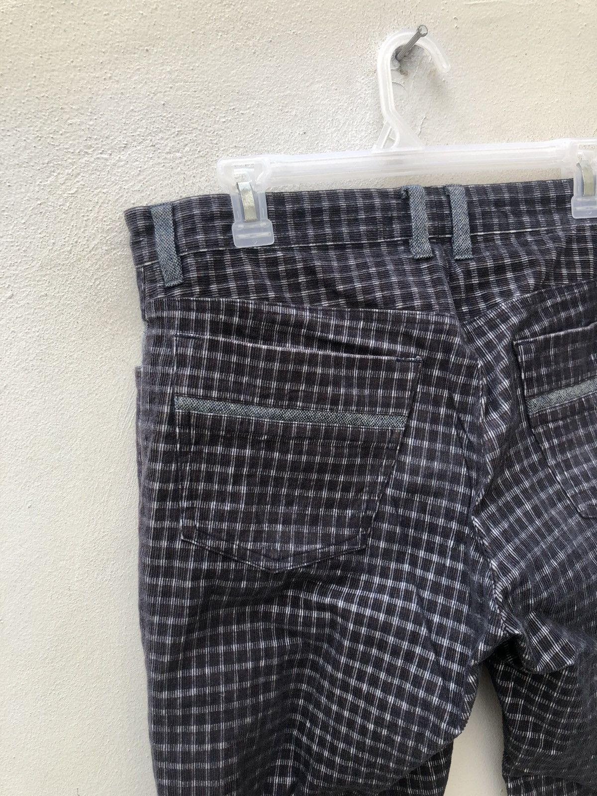 Vintage ZOY Japan Checkered Corduroy Pant Size US 32 / EU 48 - 17 Thumbnail