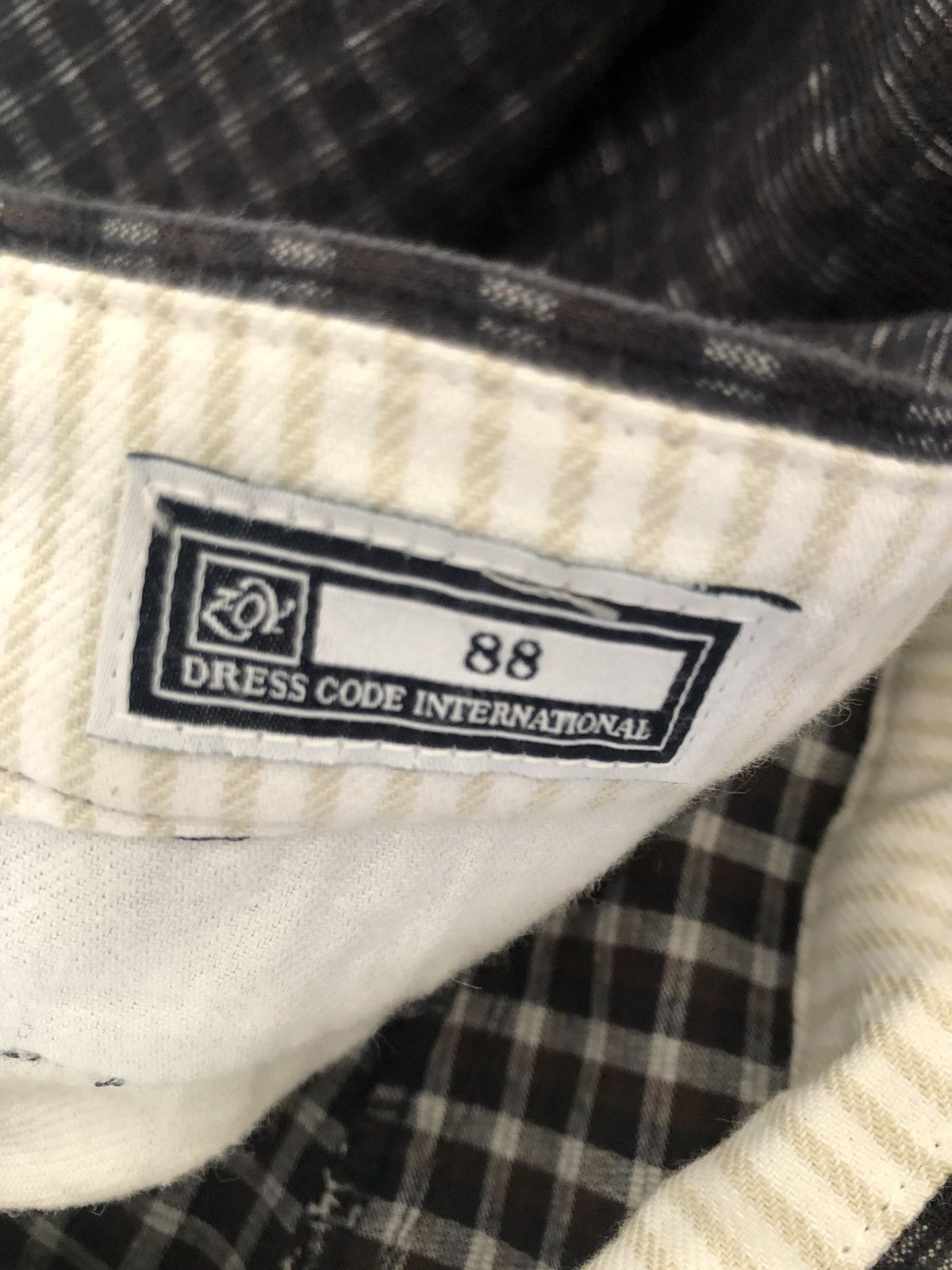 Vintage ZOY Japan Checkered Corduroy Pant Size US 32 / EU 48 - 24 Thumbnail
