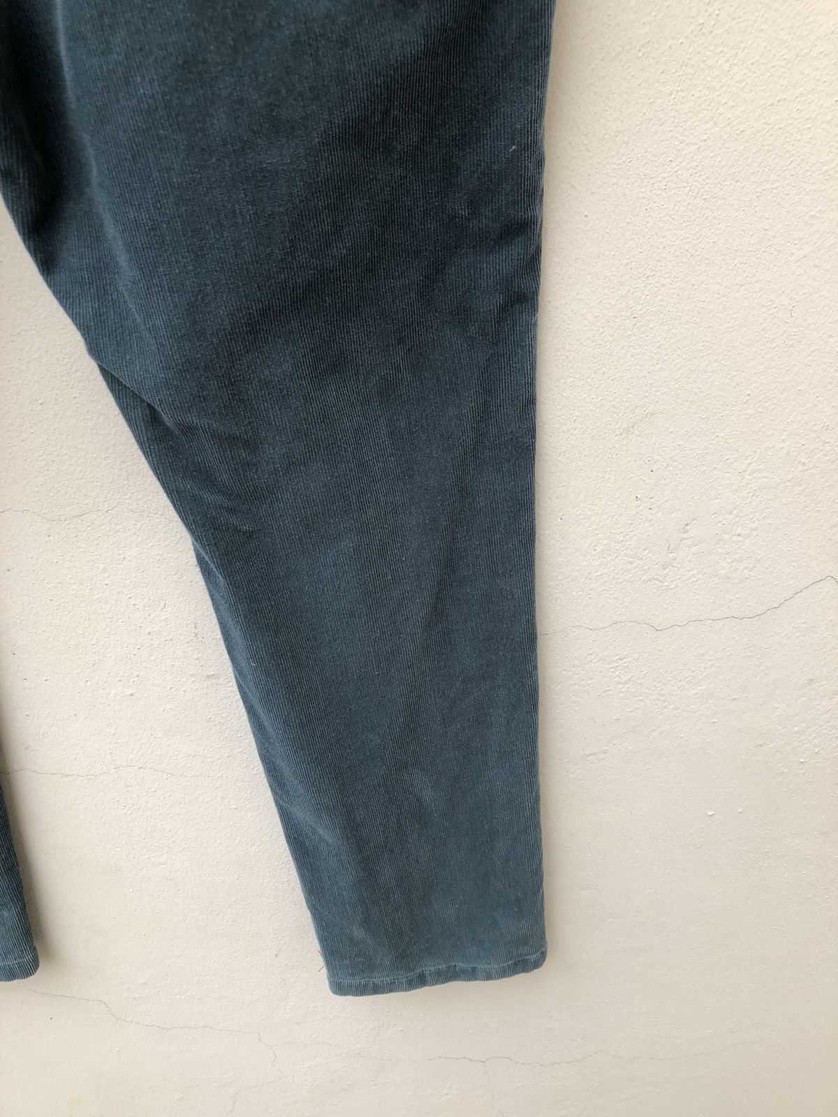 Lanvin Lanvin en Bleu Faded Corduroy Cargo Trouser Pant Size US 32 / EU 48 - 12 Thumbnail