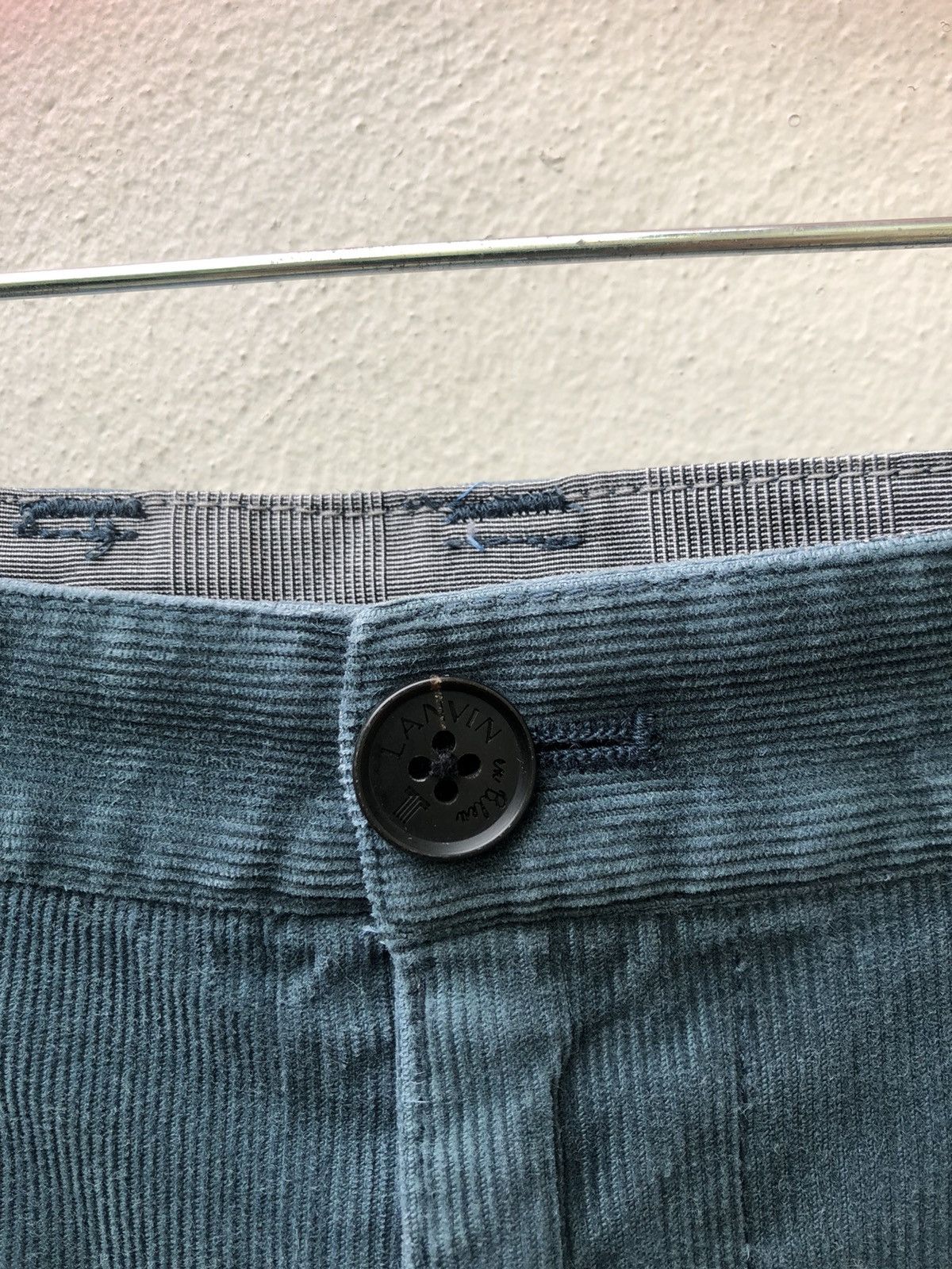 Lanvin Lanvin en Bleu Faded Corduroy Cargo Trouser Pant Size US 32 / EU 48 - 3 Thumbnail