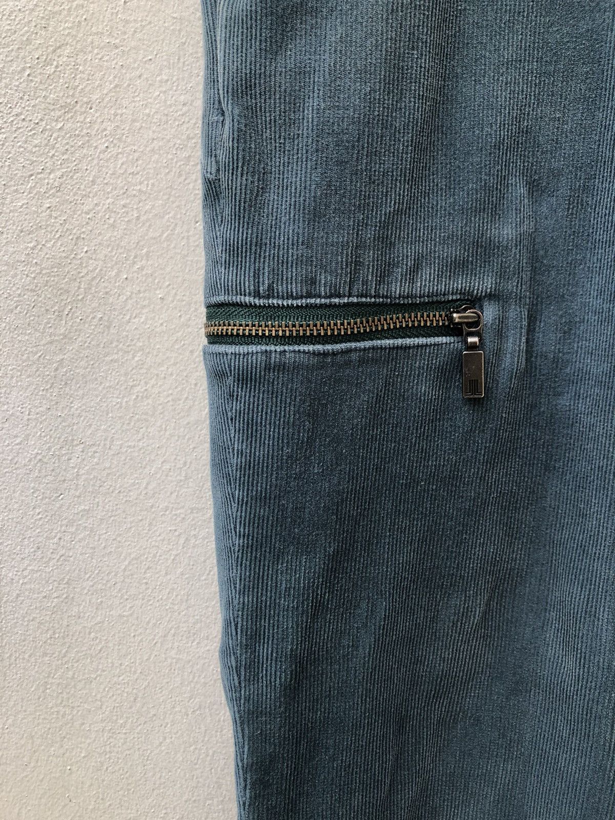 Lanvin Lanvin en Bleu Faded Corduroy Cargo Trouser Pant Size US 32 / EU 48 - 5 Thumbnail