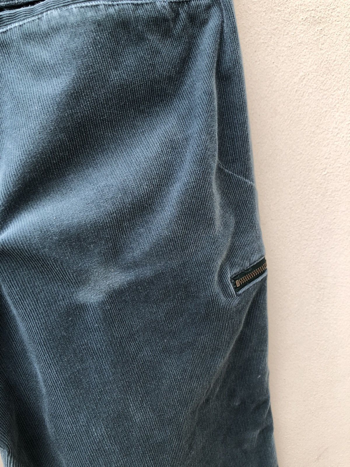 Lanvin Lanvin en Bleu Faded Corduroy Cargo Trouser Pant Size US 32 / EU 48 - 10 Thumbnail