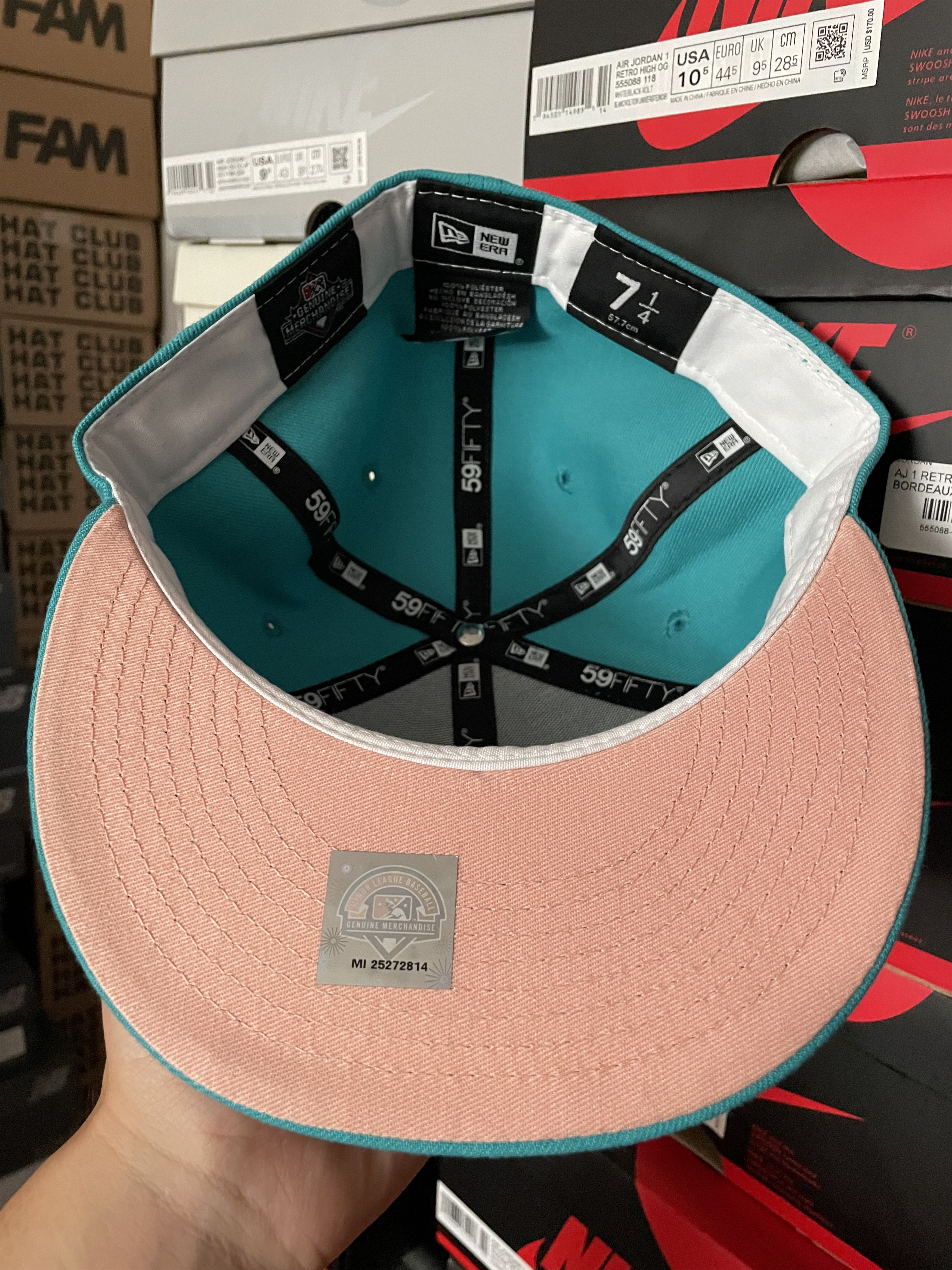MLB × New Era 7 1/4 Myfitteds Lucky Charms Buffalo Bisons Blue Clusters Size ONE SIZE - 5 Thumbnail