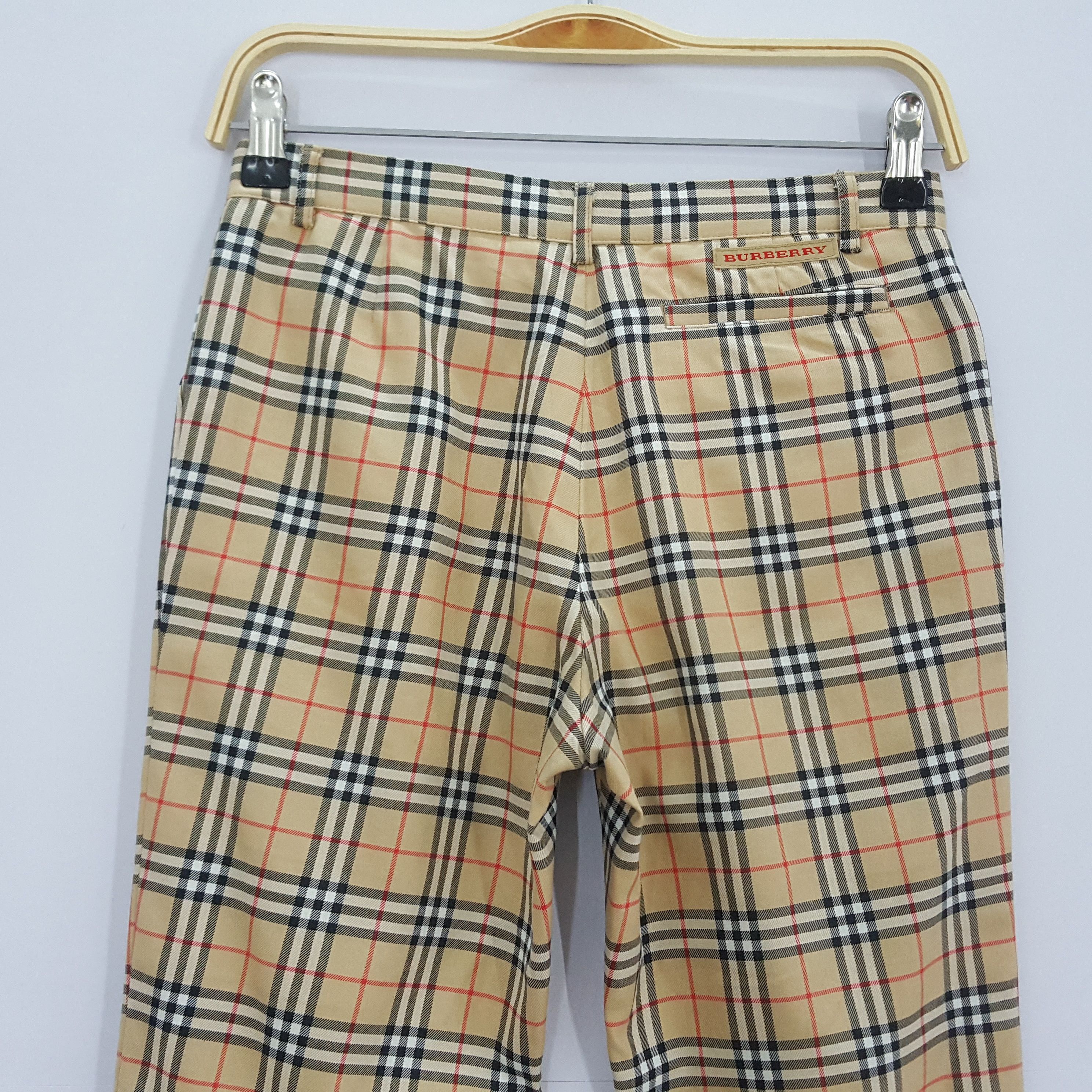 Burberry × Vintage Vintage BURBERRY Nova Check trousers pants/1 Size US 27 - 3 Thumbnail