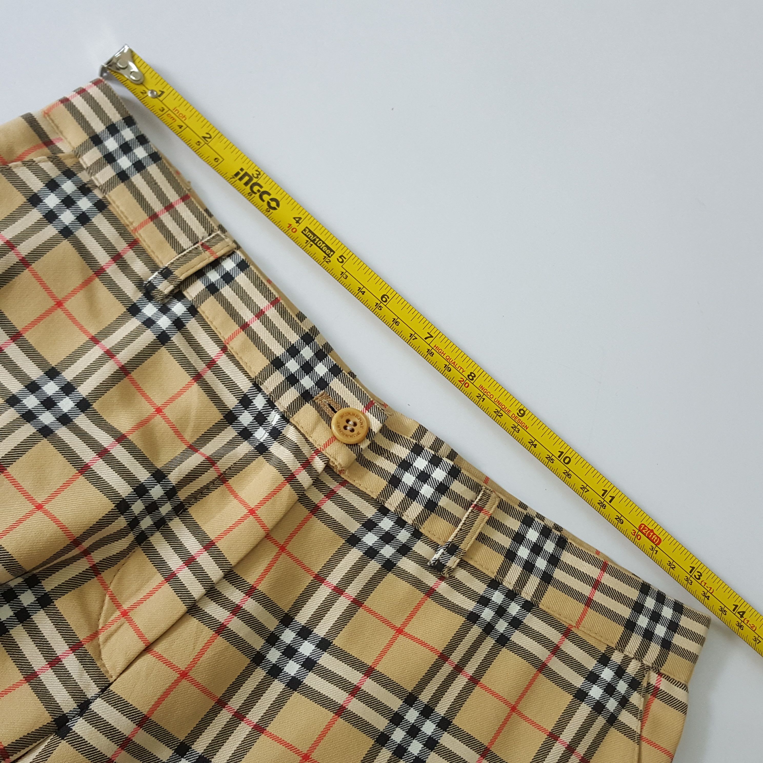 Burberry × Vintage Vintage BURBERRY Nova Check trousers pants/1 Size US 27 - 16 Thumbnail