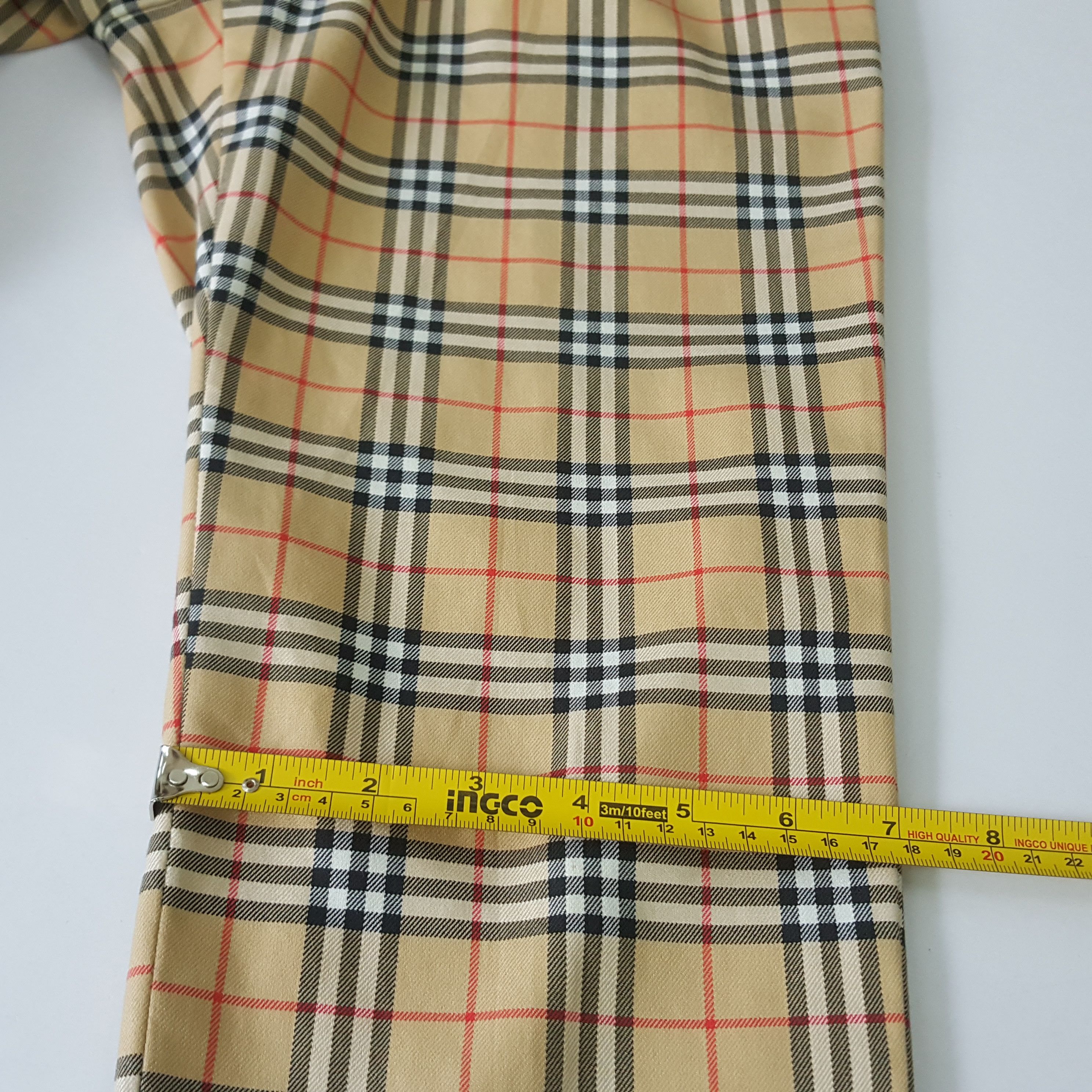 Burberry × Vintage Vintage BURBERRY Nova Check trousers pants/1 Size US 27 - 15 Thumbnail