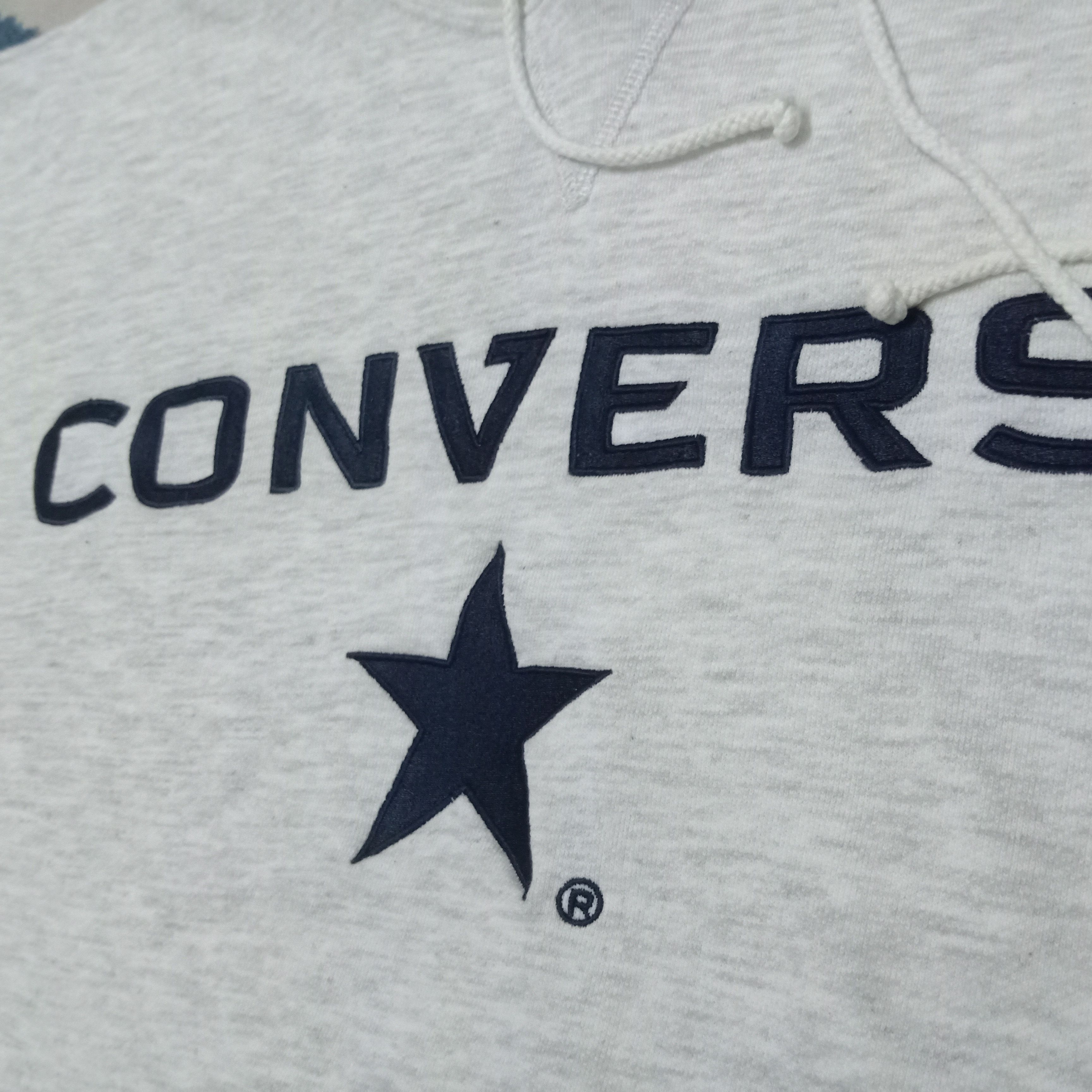Converse Vintage Converse Big Logo Hoodie Size US M / EU 48-50 / 2 - 2 Thumbnail