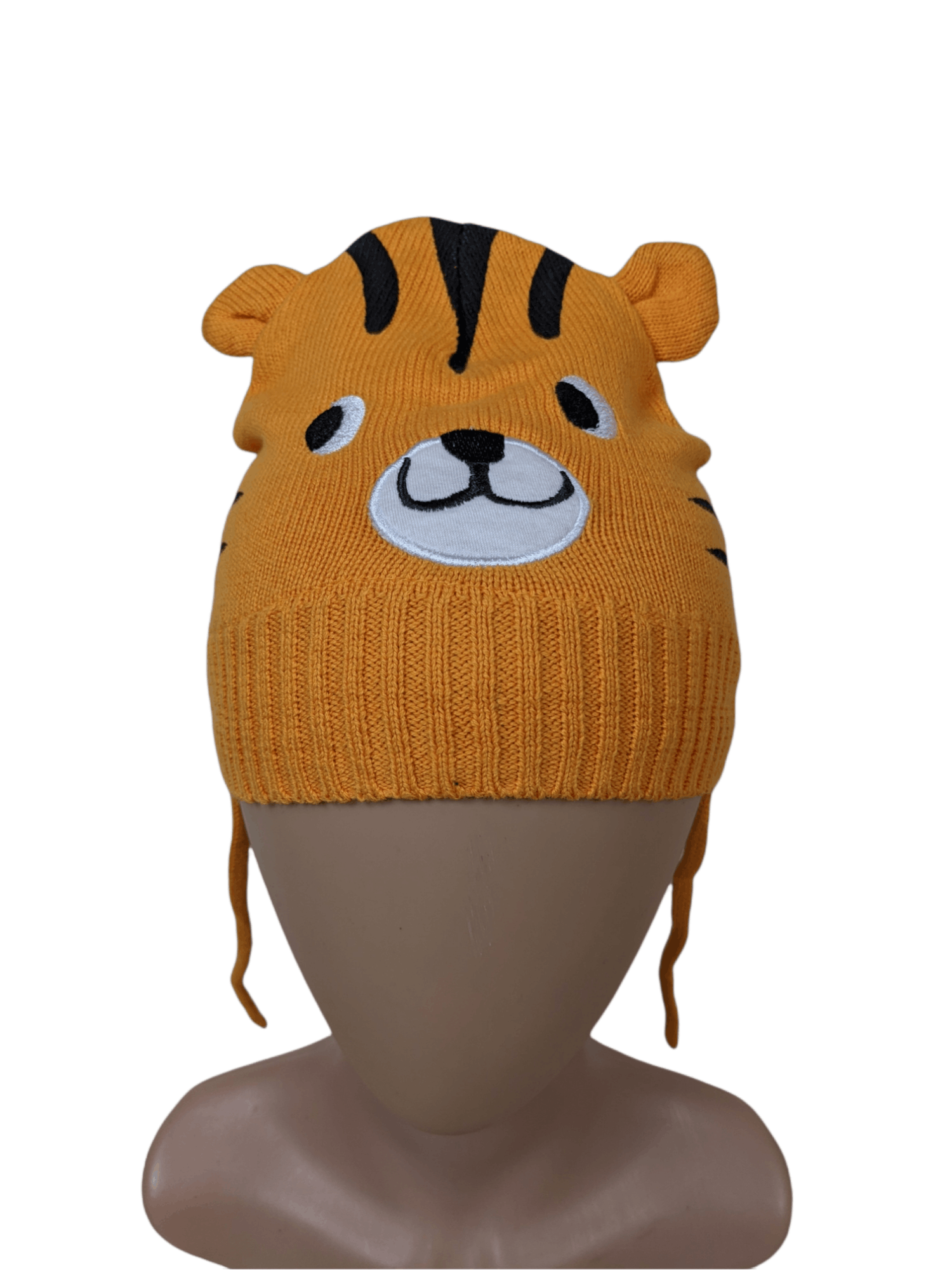 H&M Orange H&M Tiger Beanie Hat Cap Animal Snowcap Size ONE SIZE - 1 Thumbnail