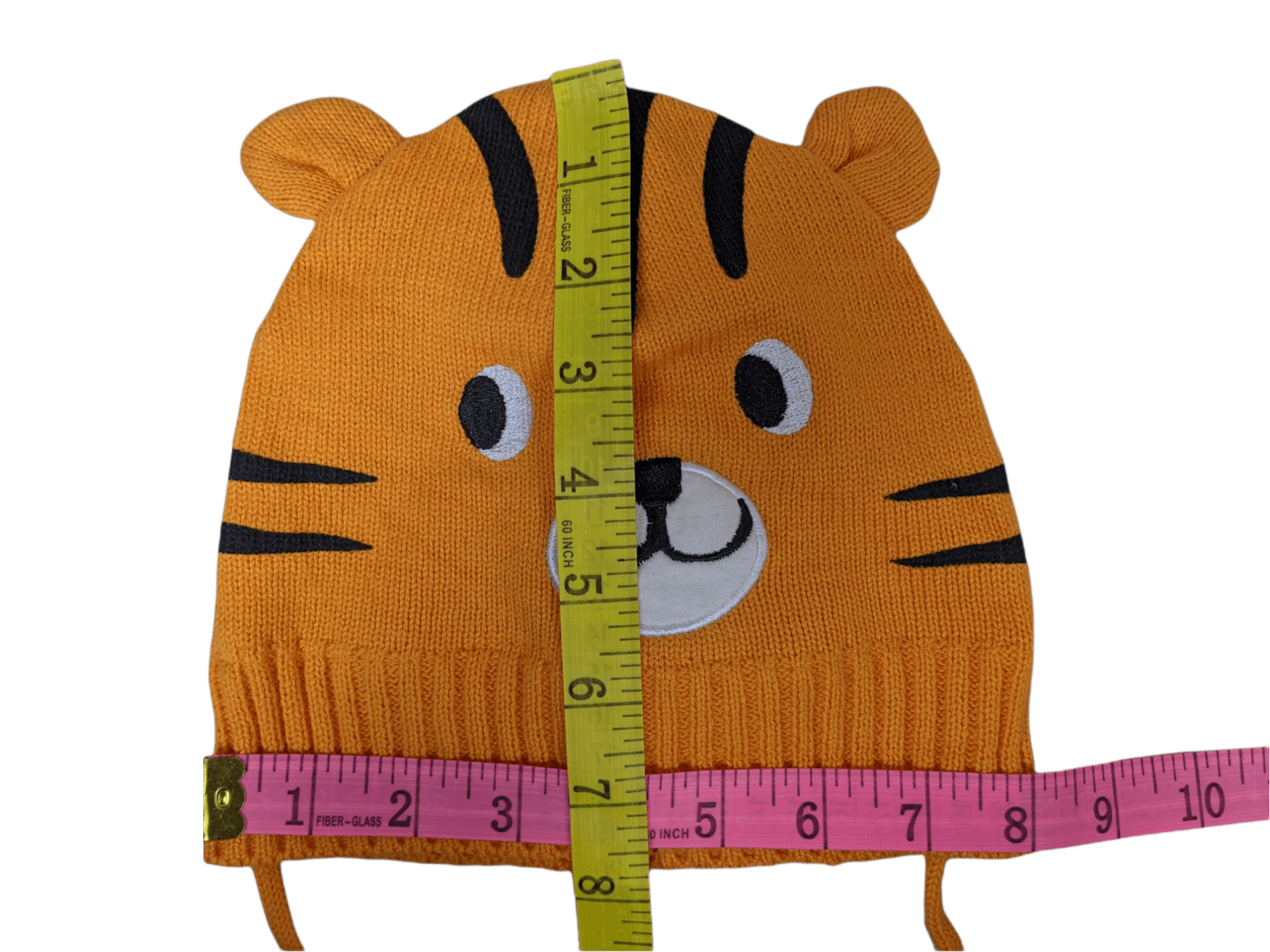 H&M Orange H&M Tiger Beanie Hat Cap Animal Snowcap Size ONE SIZE - 4 Thumbnail
