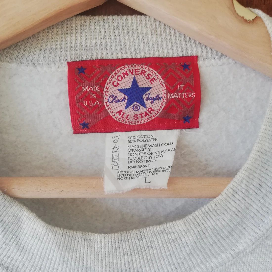 Converse CONVERSE Sweatshirts Converse Big Logo Size US L / EU 52-54 / 3 - 4 Thumbnail