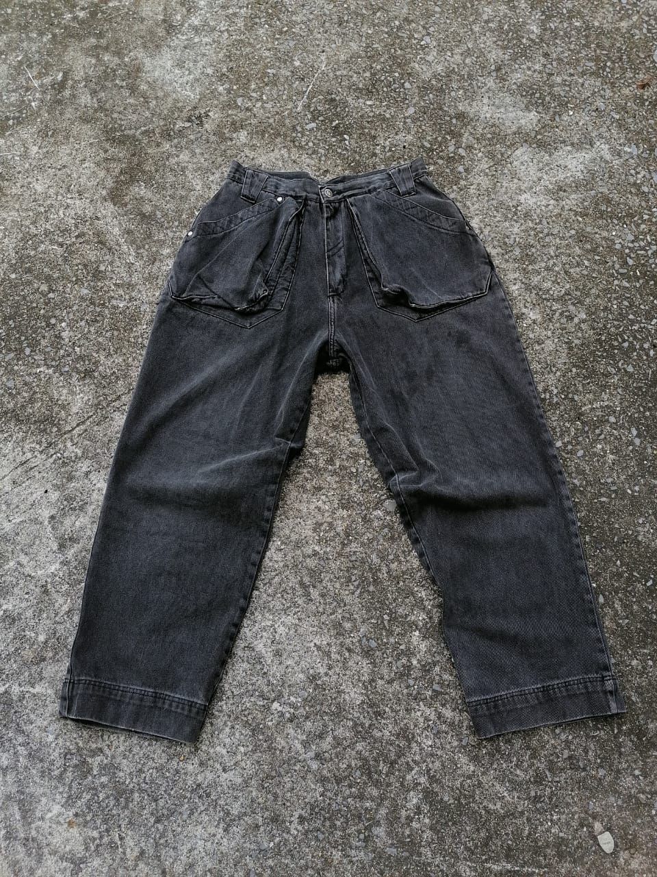 Other Hood Wear Big Pockets Black Denim Jeans Size US 32 / EU 48 - 1 Thumbnail