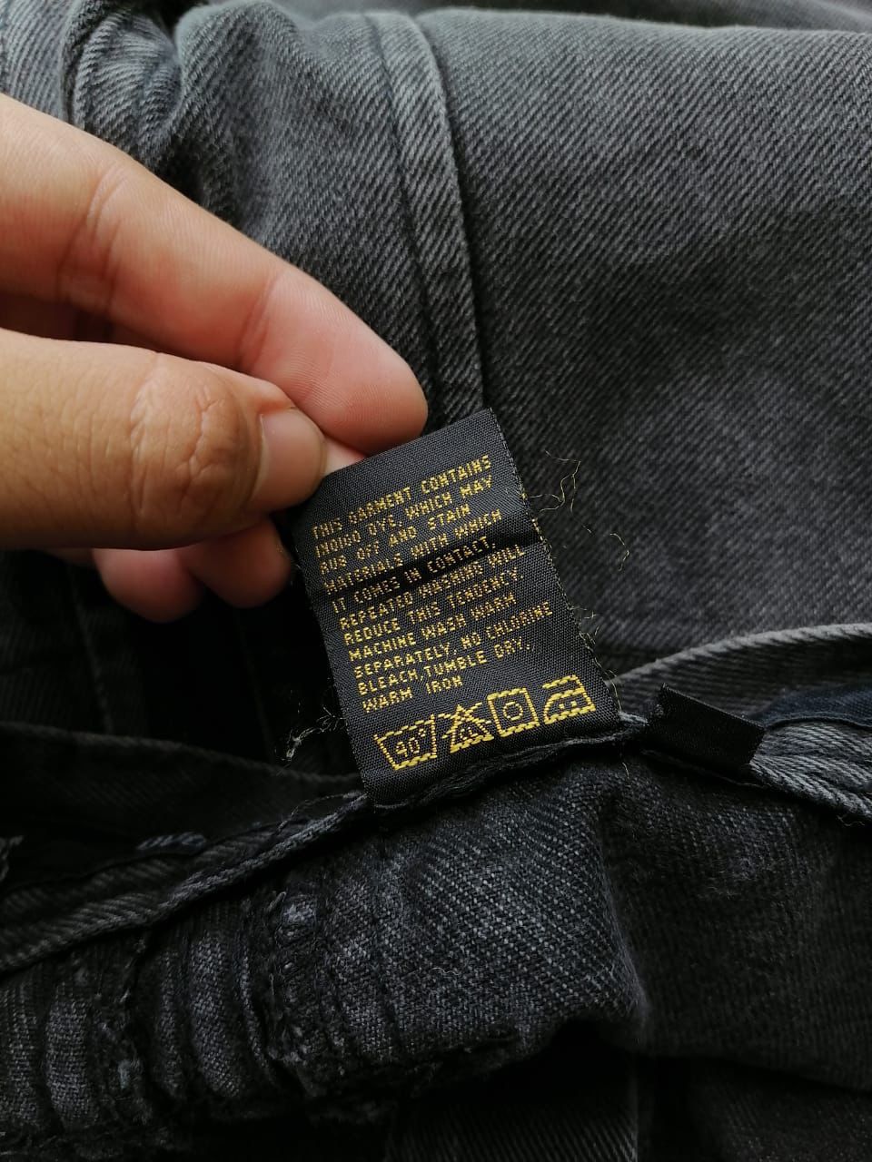 Other Hood Wear Big Pockets Black Denim Jeans Size US 32 / EU 48 - 5 Thumbnail