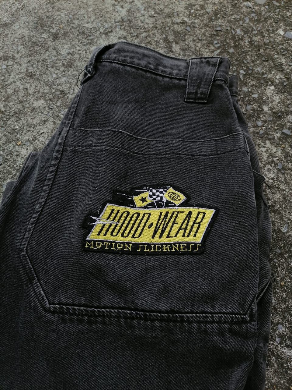 Other Hood Wear Big Pockets Black Denim Jeans Size US 32 / EU 48 - 3 Thumbnail