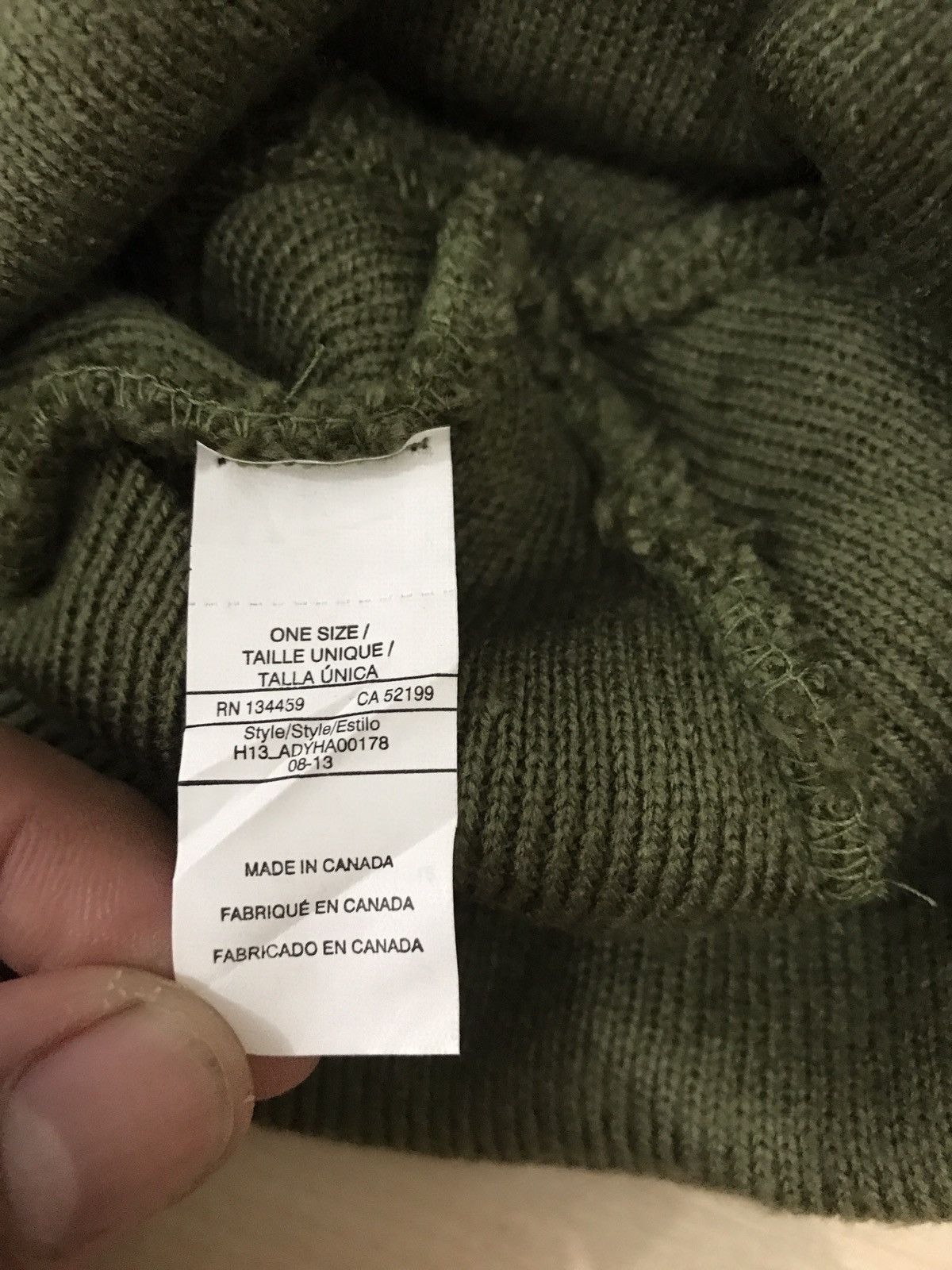 DC DC beanie military design Size ONE SIZE - 5 Thumbnail